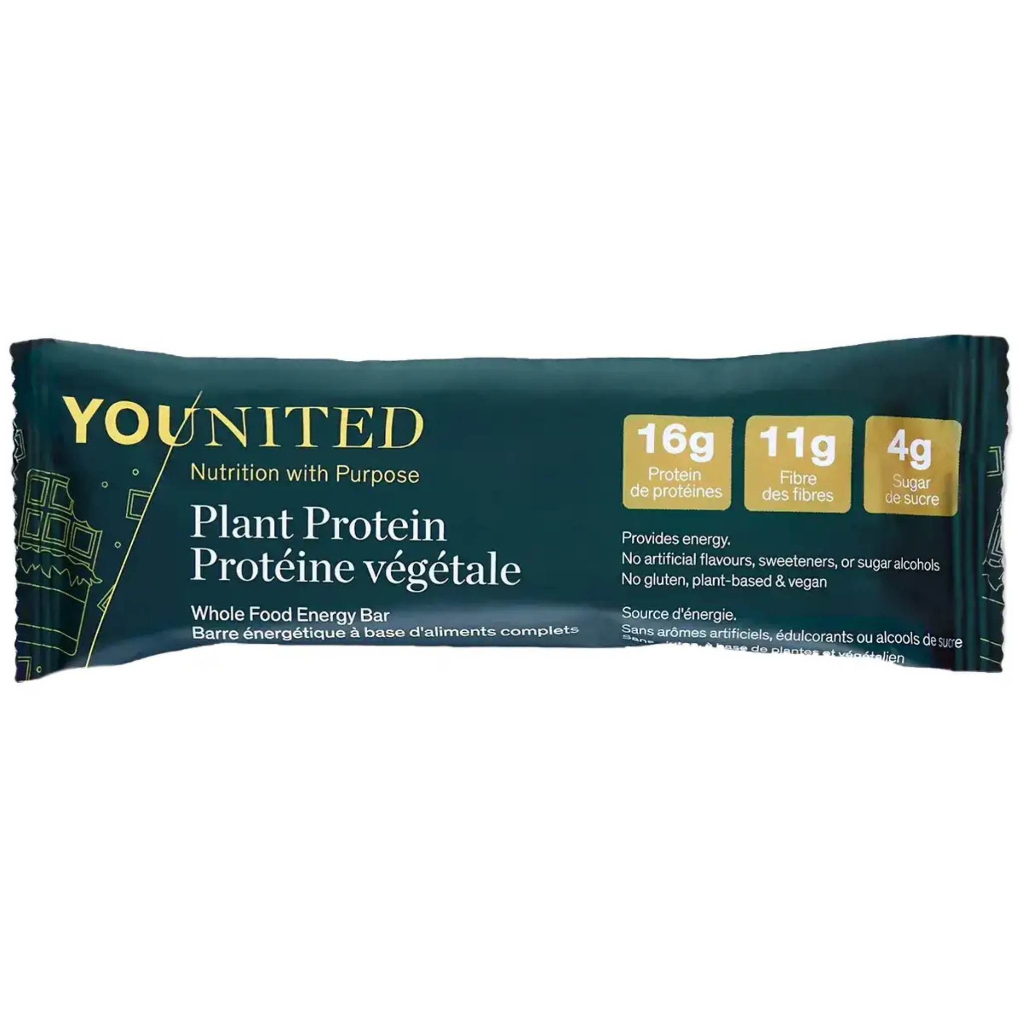 Younited - Plant Protein Bar - 60g (3 Flavours)