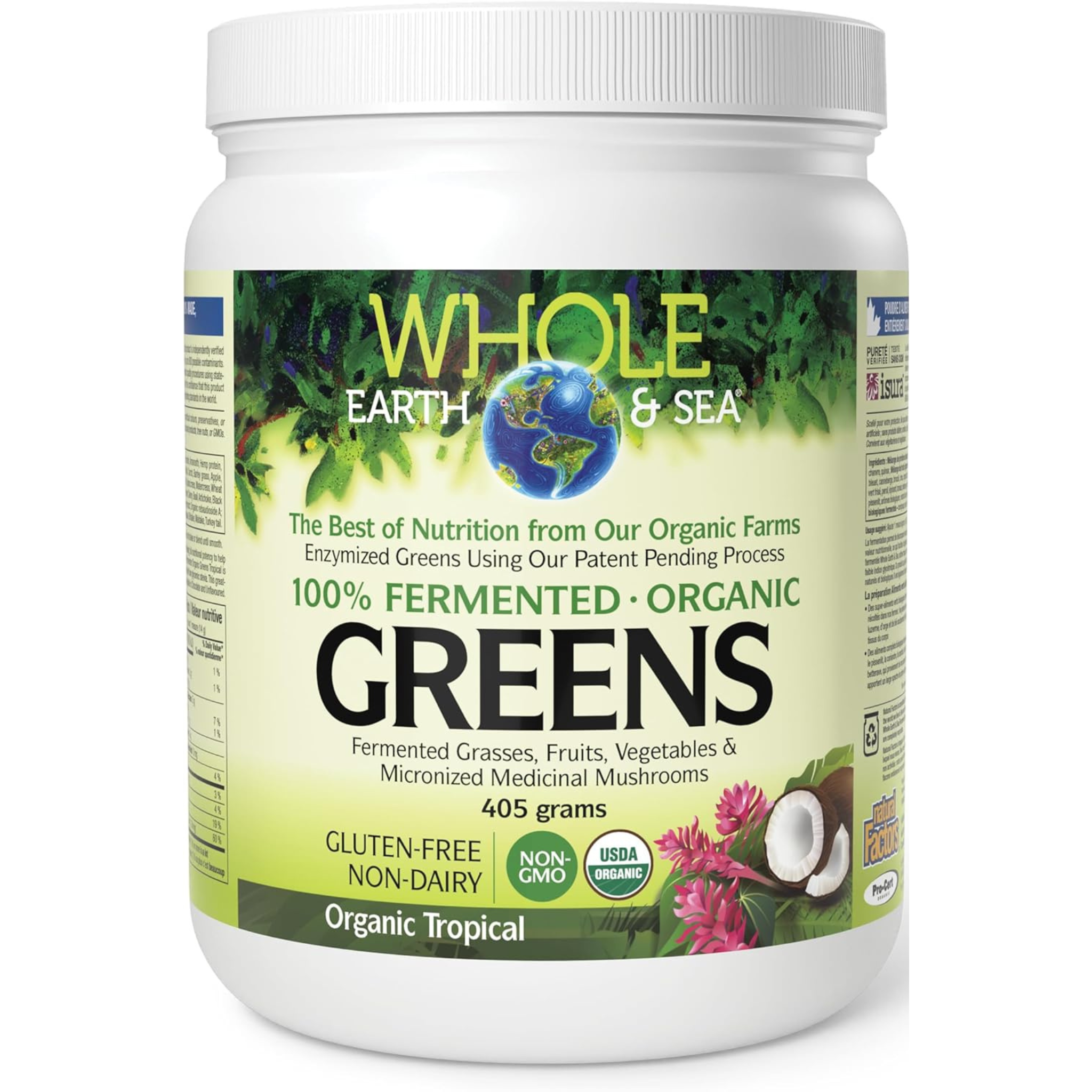 Whole Earth & Sea - Fermented Greens - 405g