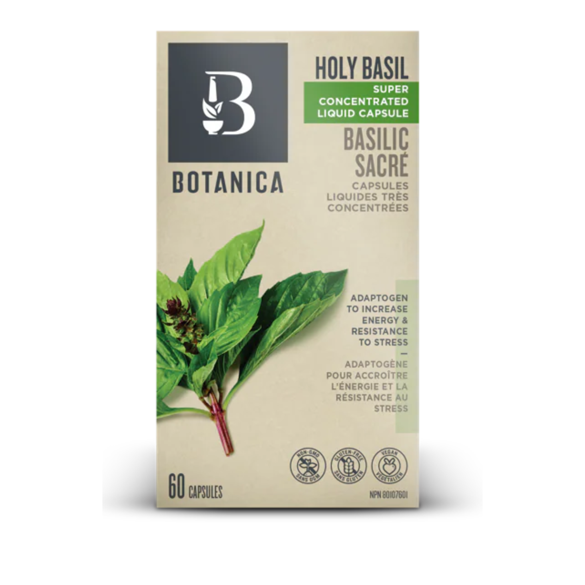 Botanica - Holy Basil Liquid Capsules (DSL - EXPIRED May 24, 2025)