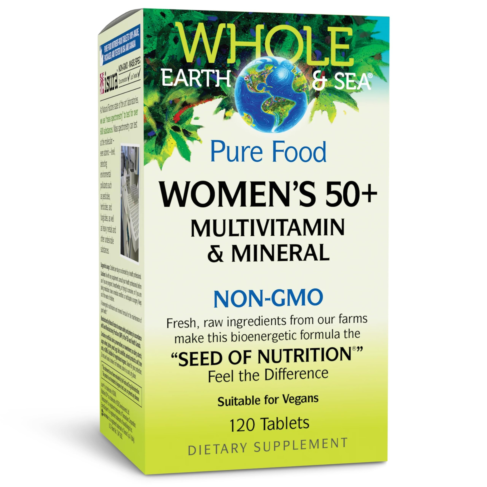 Whole Earth & Sea - Women's 50+ Multivitamin & Mineral - Tablets