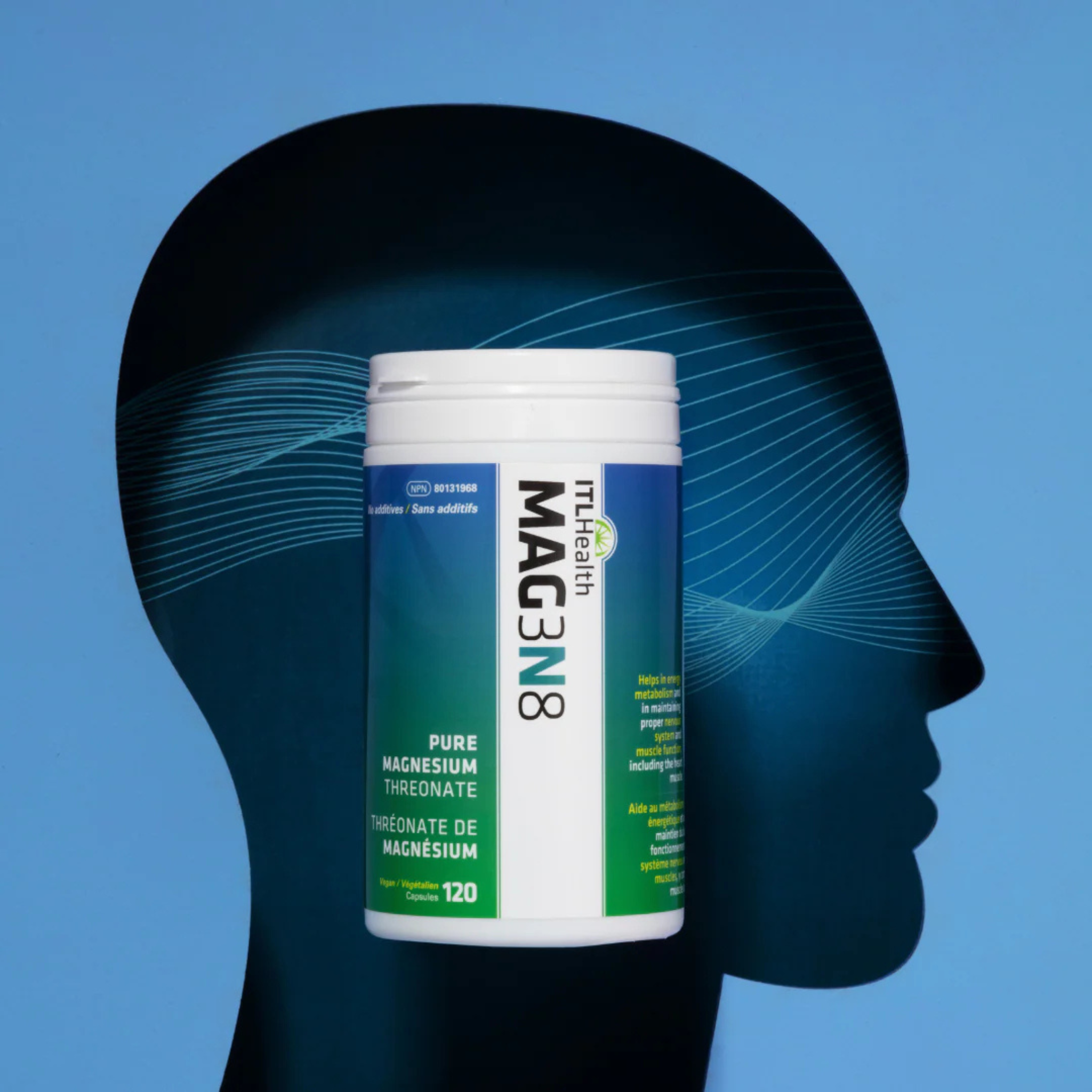 ITL Health - MAG3N8 Pure Magnesium L-Threonate - 120 Capsules