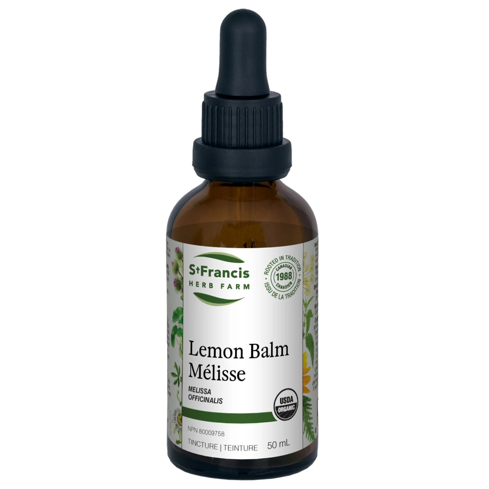St Francis Herbs - Lemon Balm Tincture - 50mL