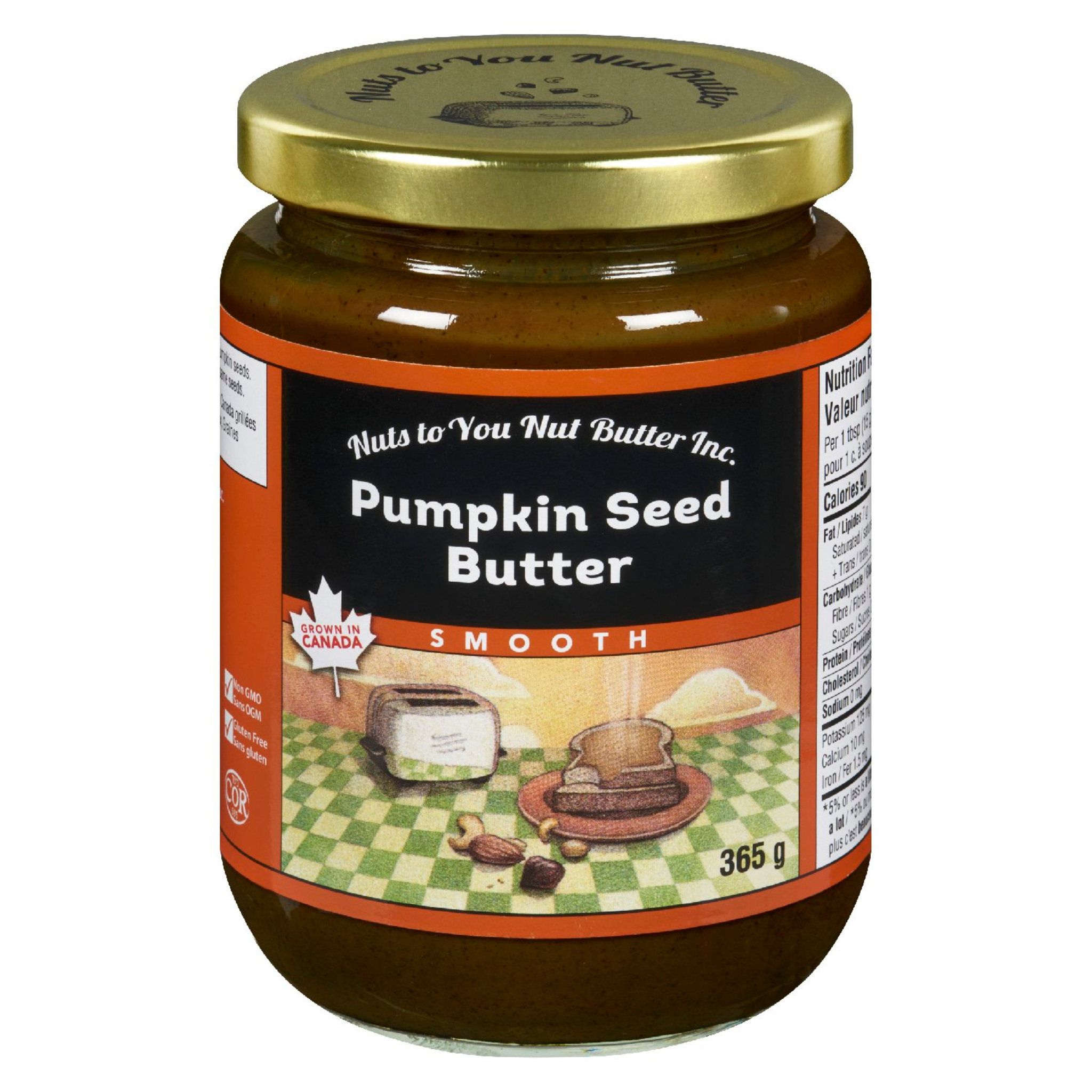 Nuts To You Butter - Pumpkin Seed Butter Smooth - 365g