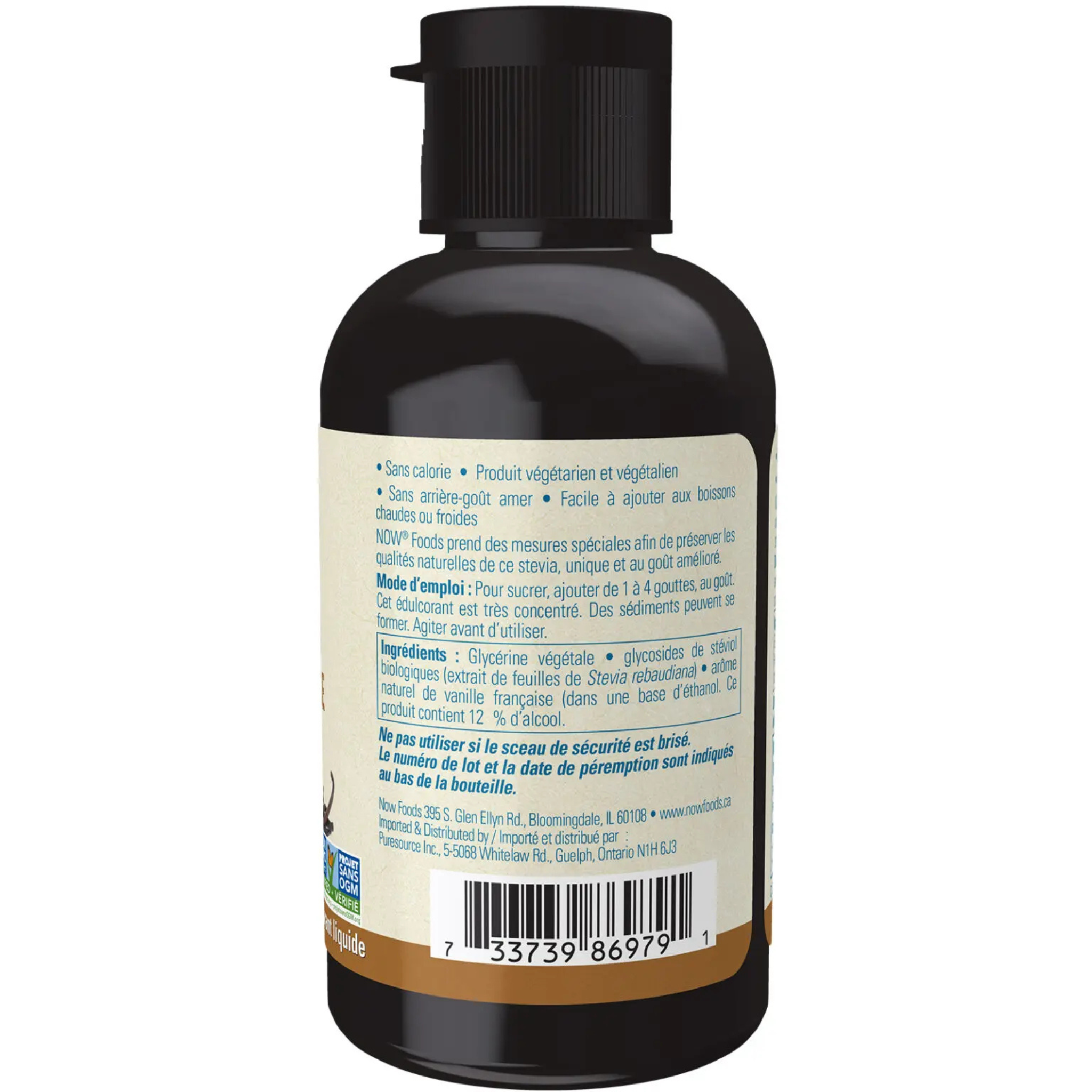 Now - Stevia Liquid French Vanilla - 60ml