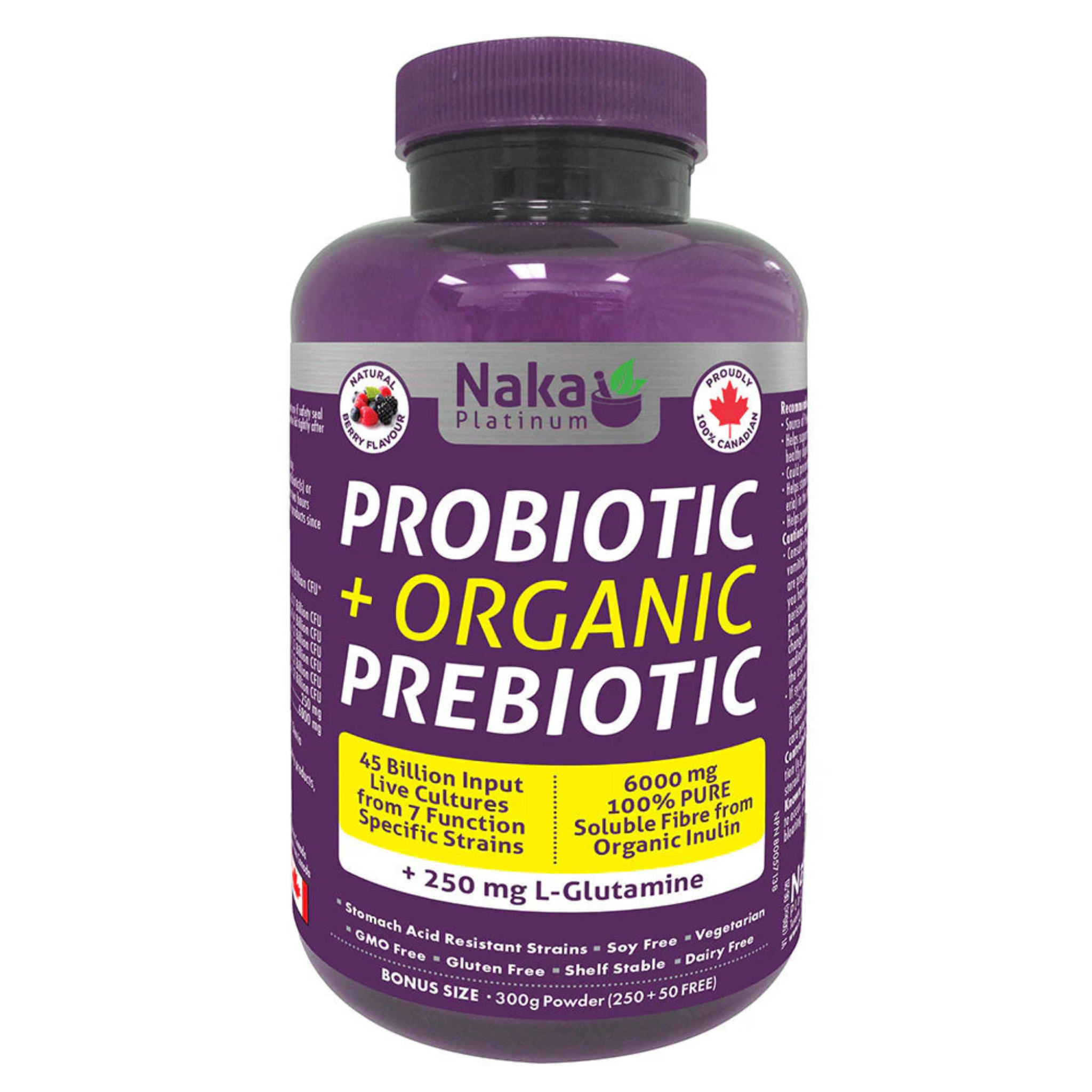 Naka - Probiotic + Organic Prebiotic - 250mg