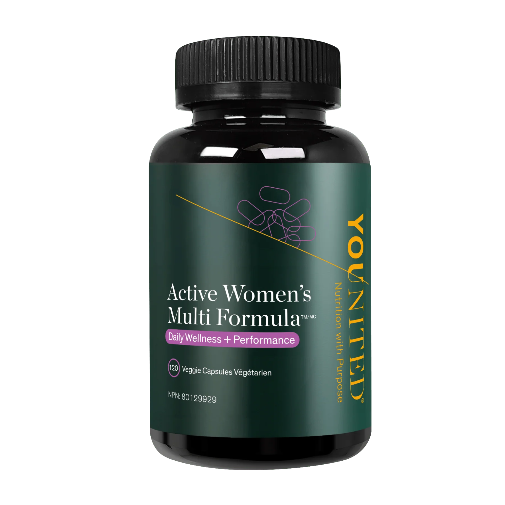 Younited - Active Women's Multi Formula - 120 Veg Capsules