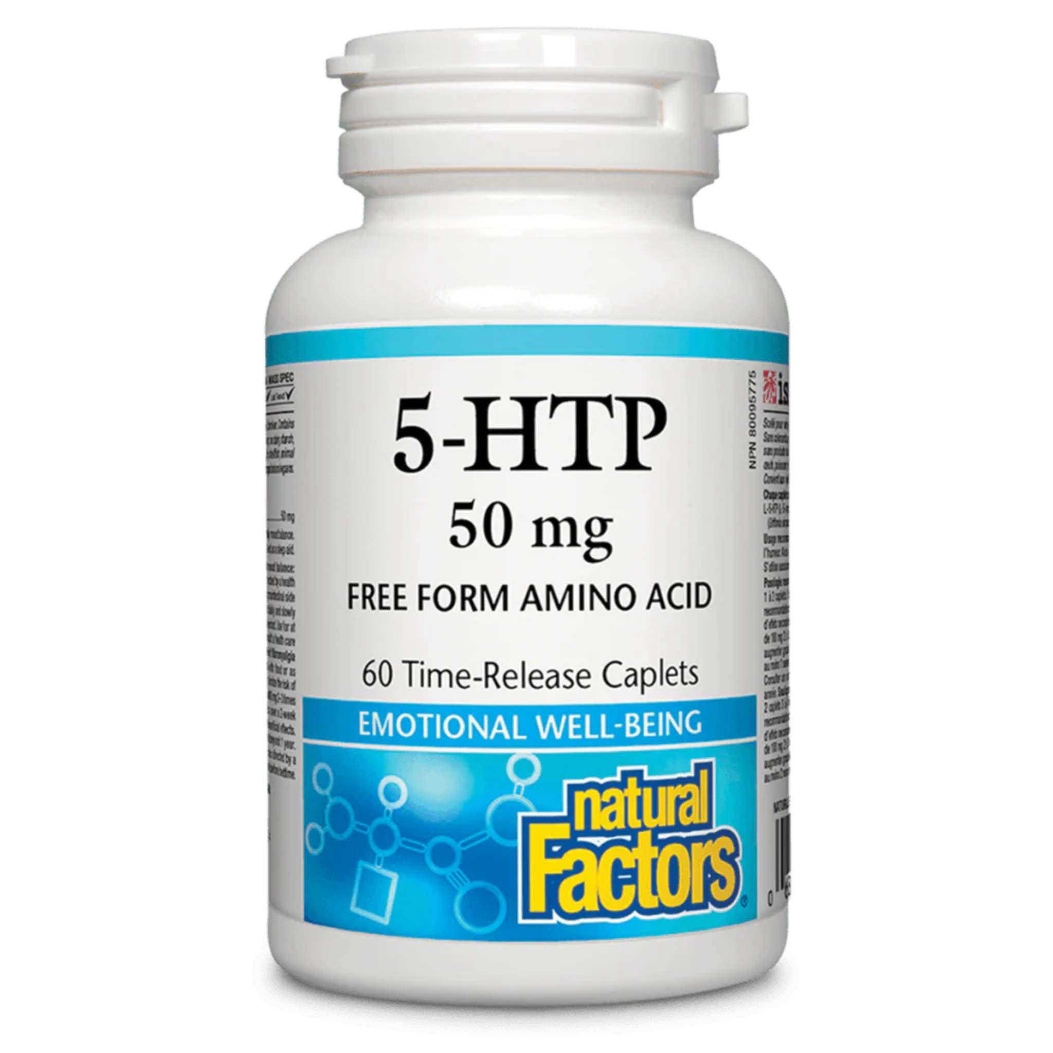 Natural Factors - 5-HTP - 50mg 60 Time-Release Capsules
