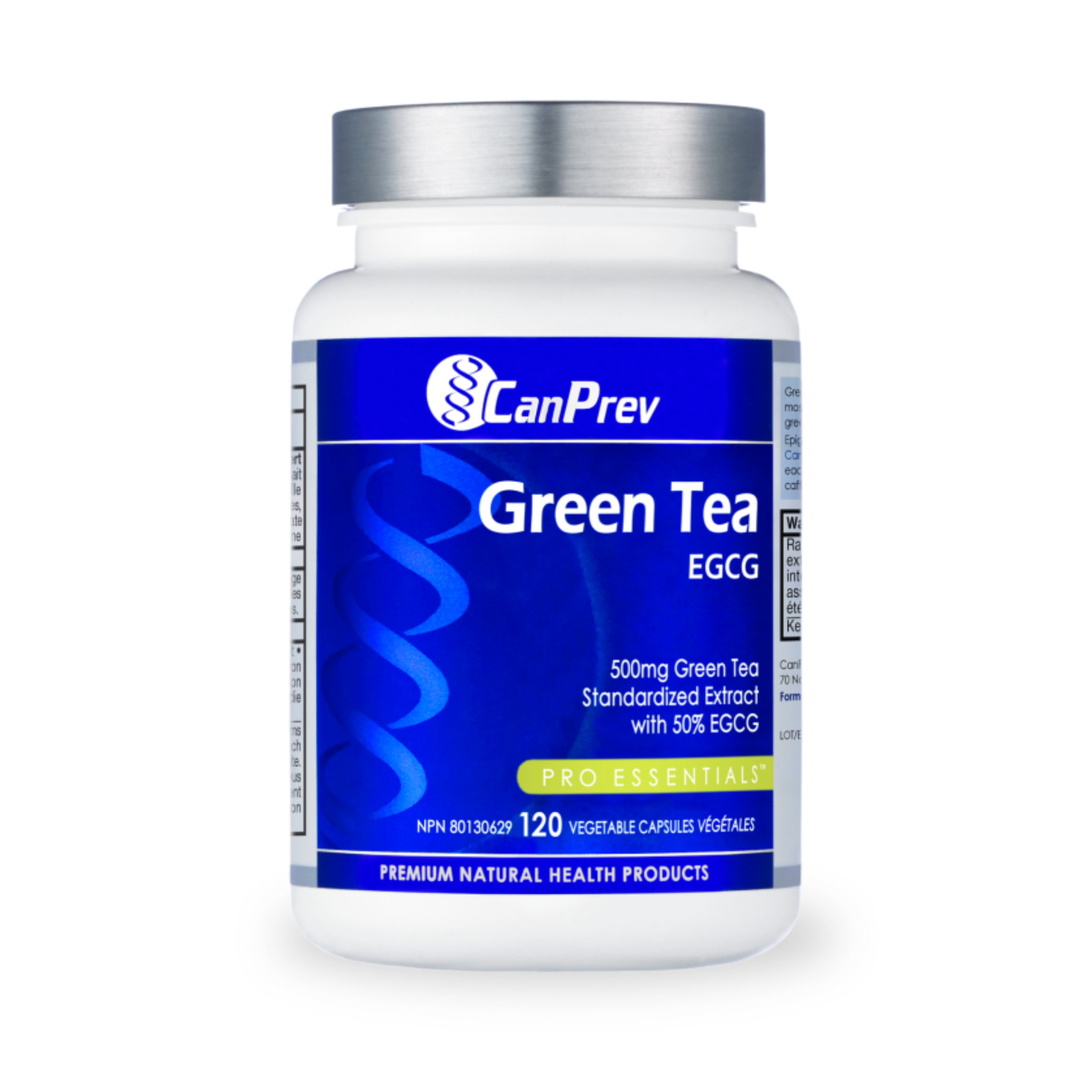CanPrev - Green Tea - 500mg 120 Veg Capsules