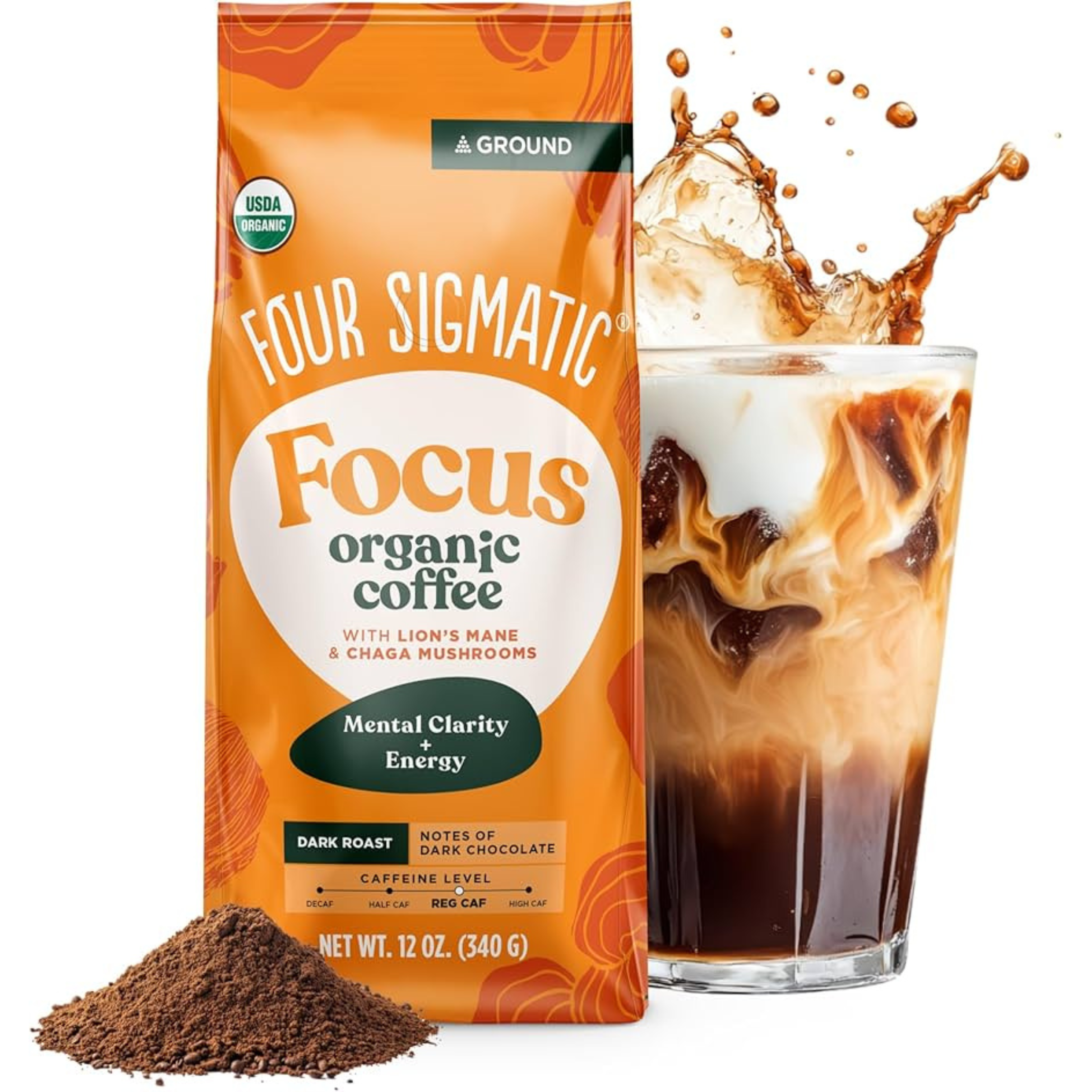Four Sigmatic - Think Mushroom Ground Coffee Dark Roast (DSL)