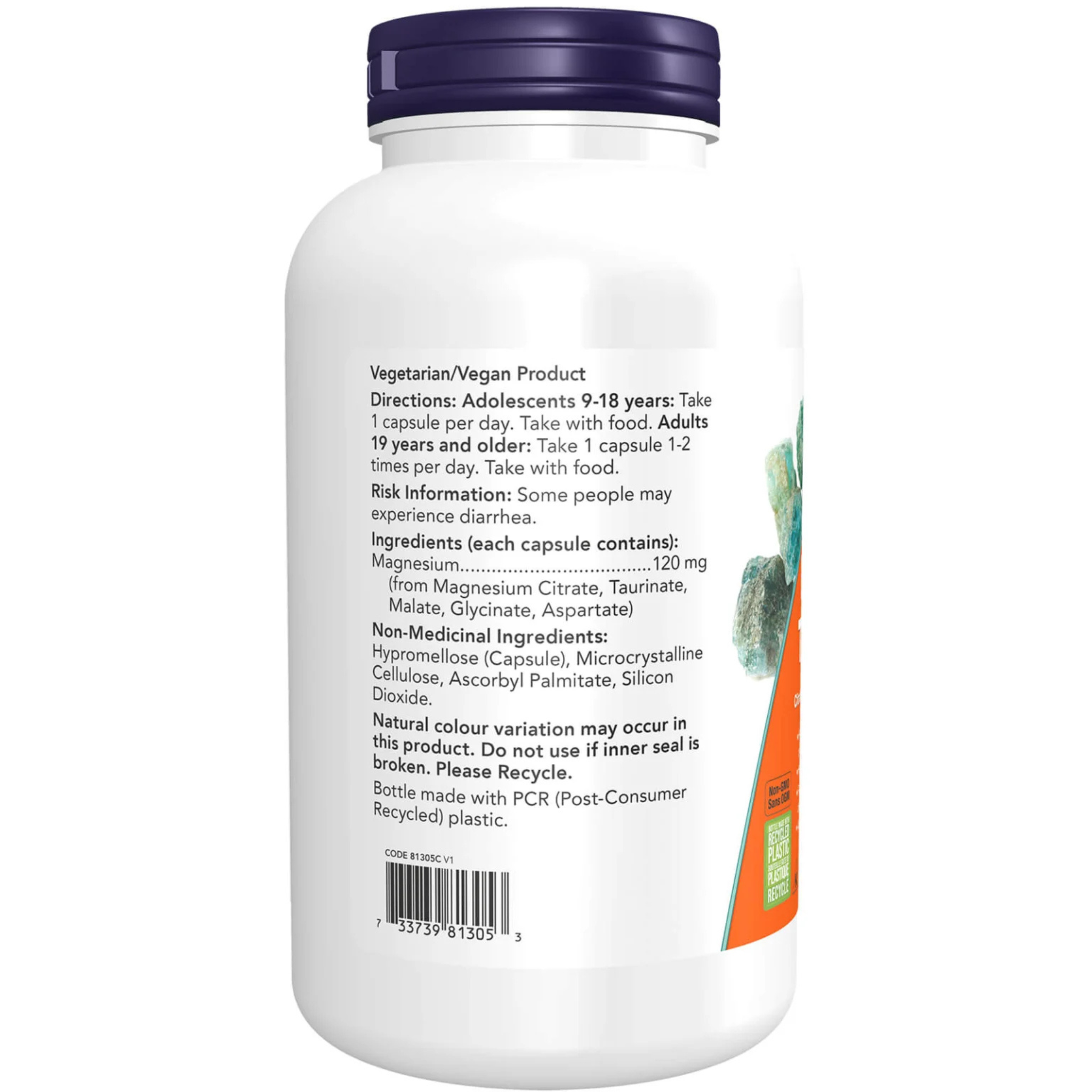 Now - Magnesium Transporters - 180 Veg Capsules