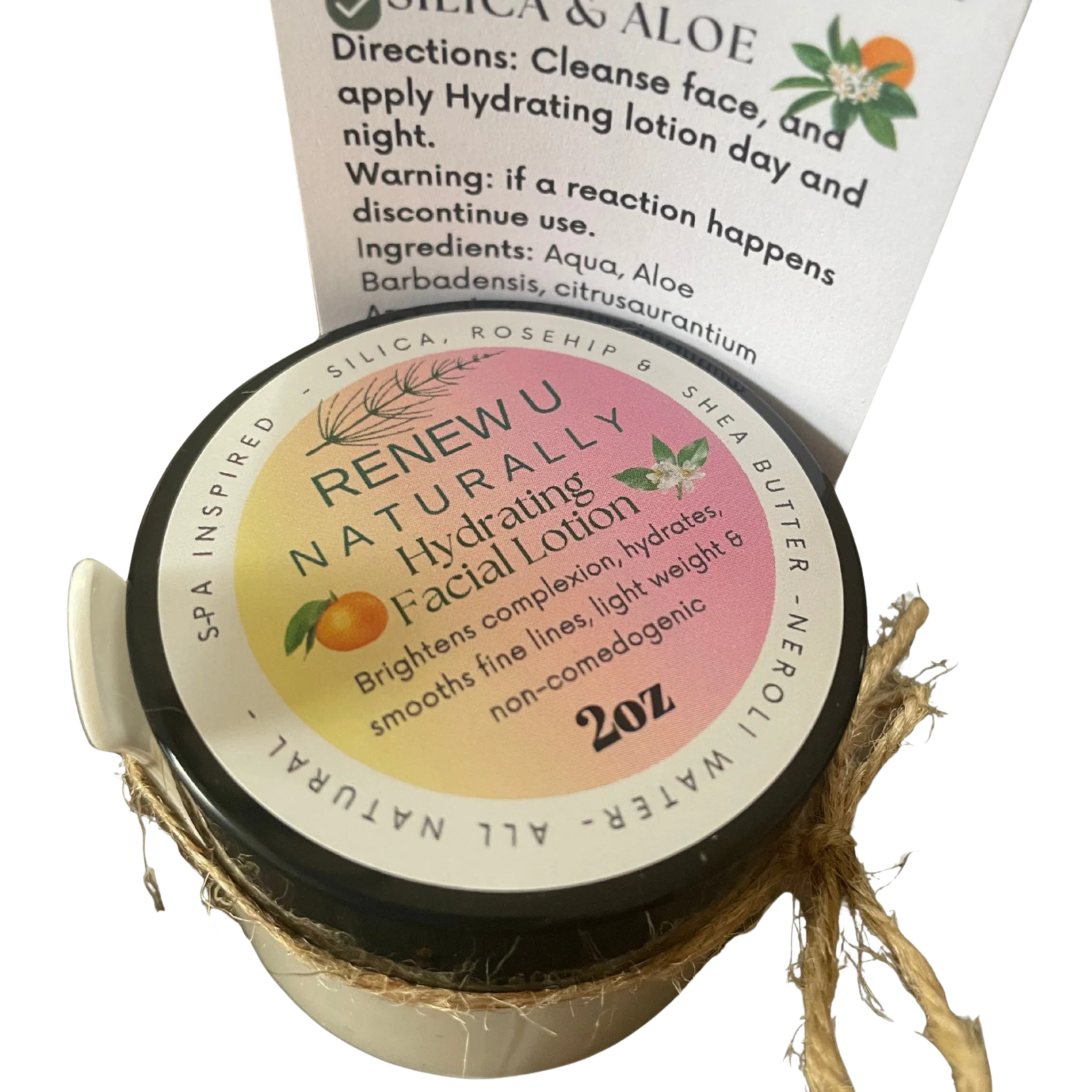 Renew U Naturally - Hydrating Facial Lotion - 60ml