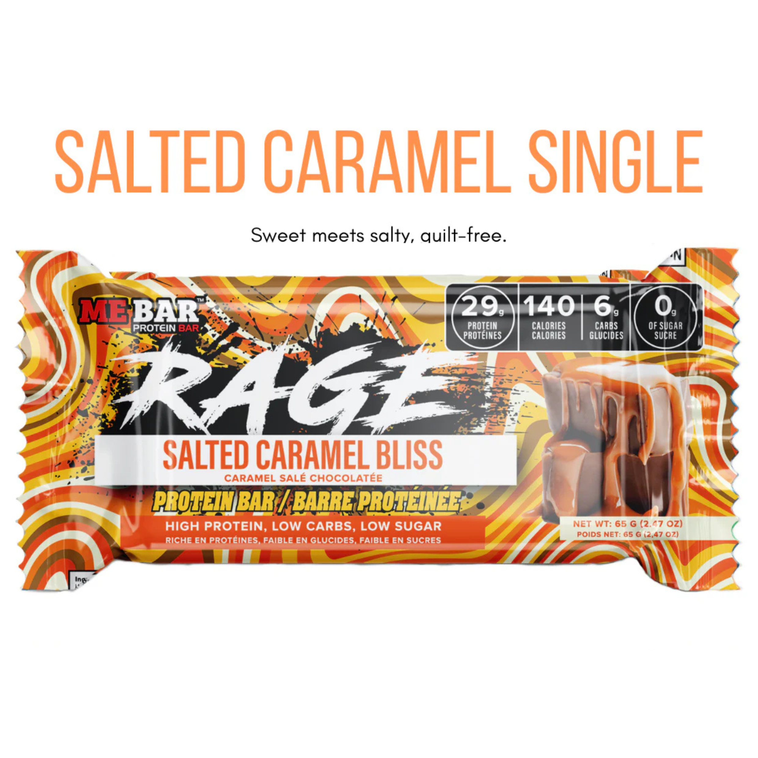 Me Bar - Rage Salted Caramel Bliss - Box of 12 (ONLINE ONLY)