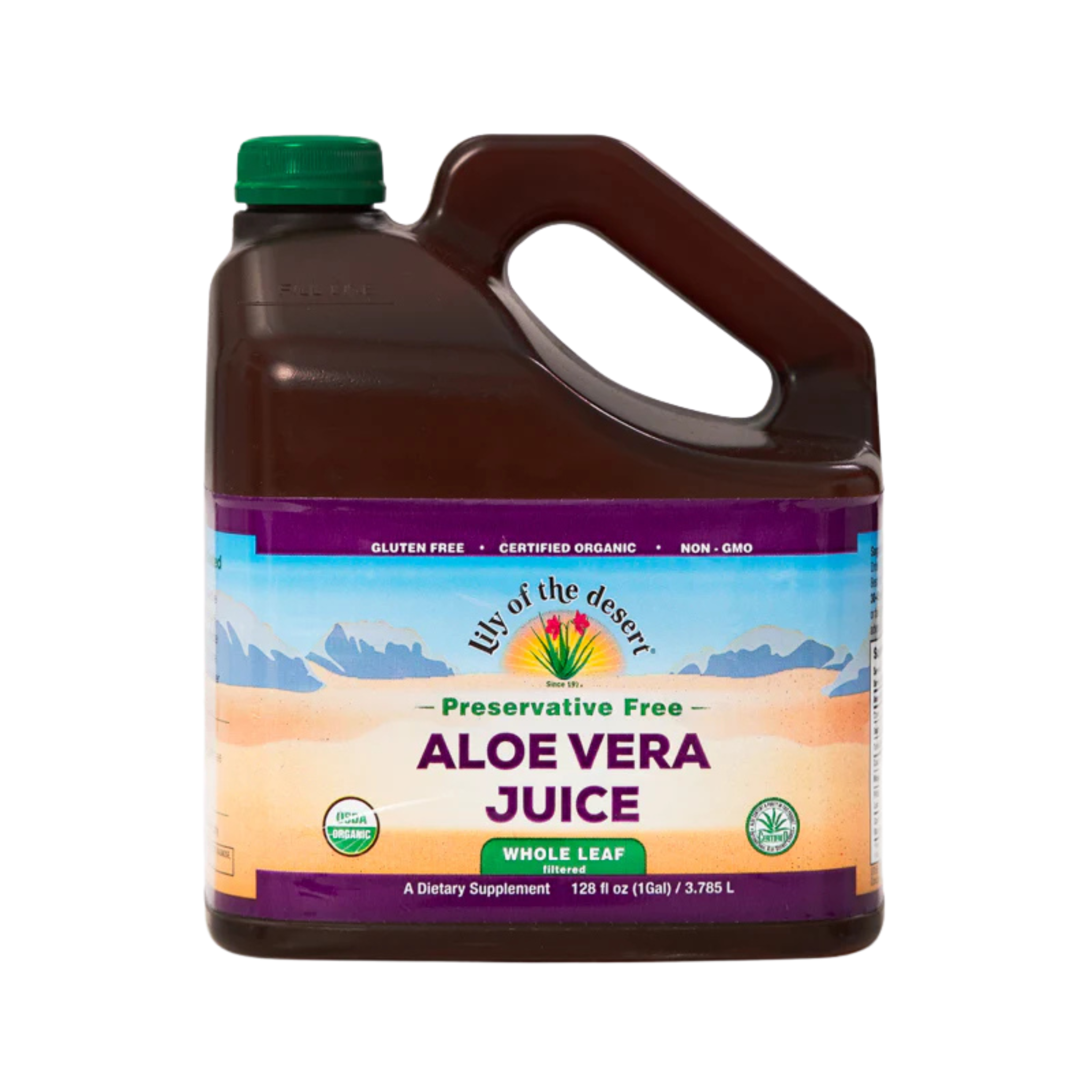 Lily Of The Desert - Organic Preservative Free Whole Leaf Aloe Vera Juice