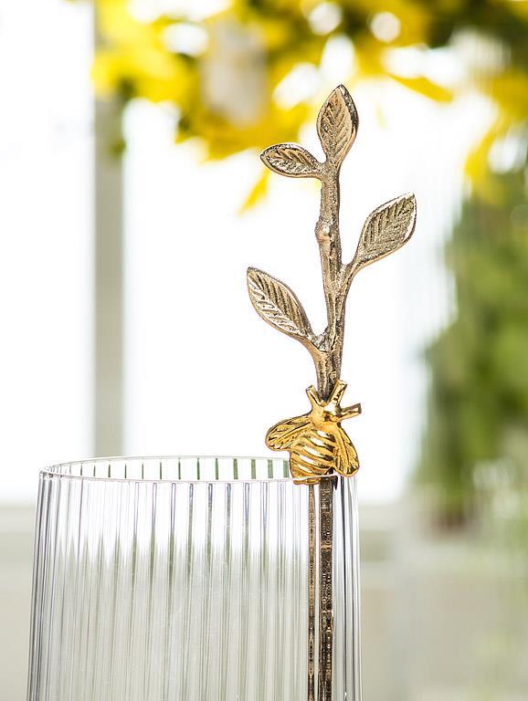 Abbott - Long Spoon with Bee on Twig