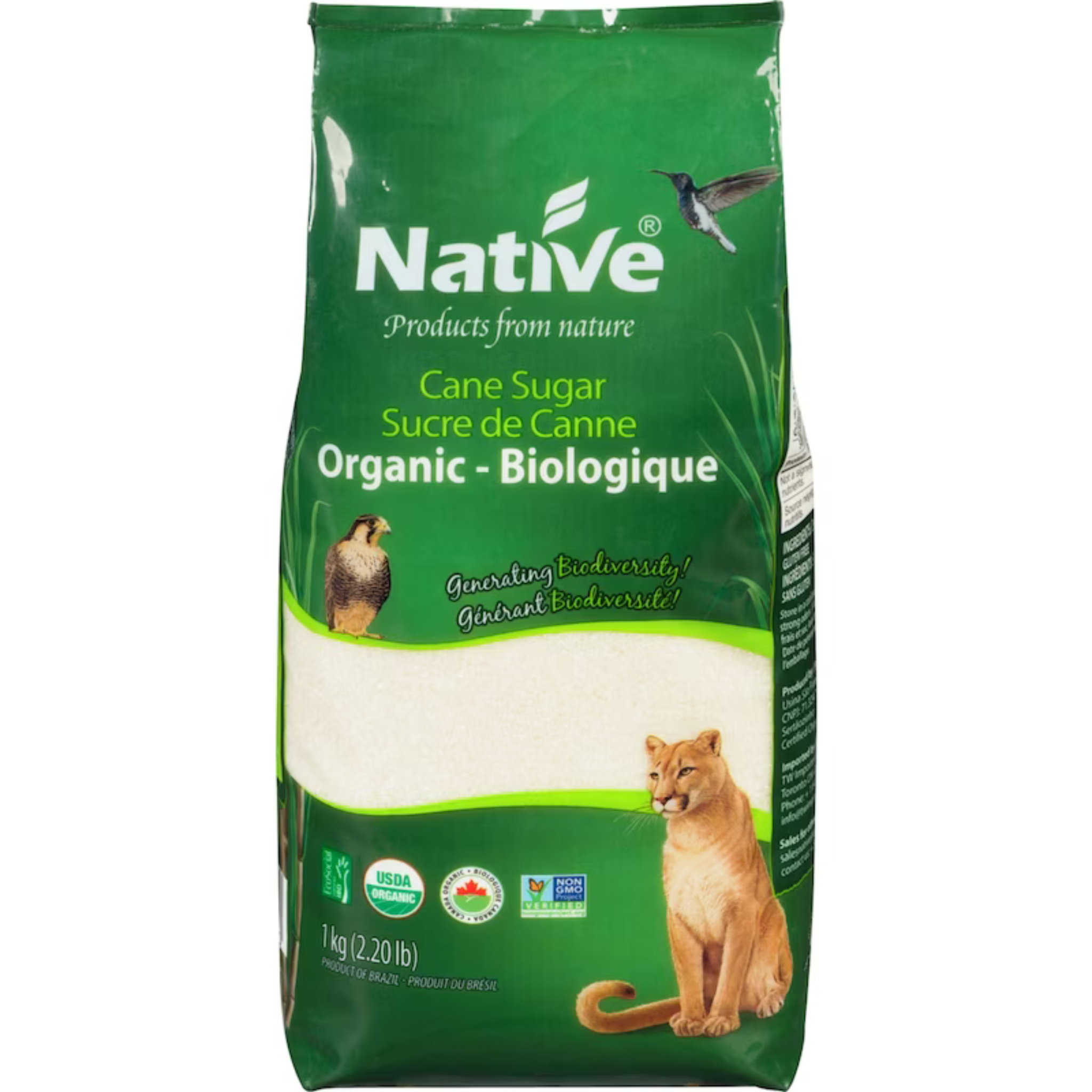 Native - Organic Cane Sugar - 1kg