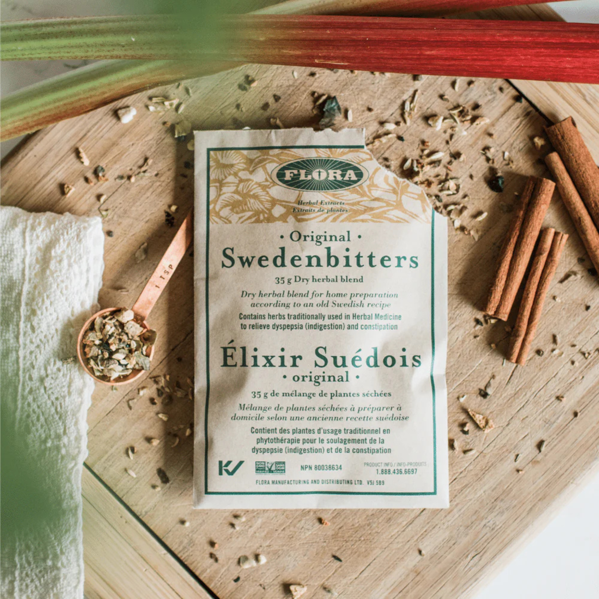 Flora - Original Swedenbitters Dry Herbal Blend - 35g (DSL)