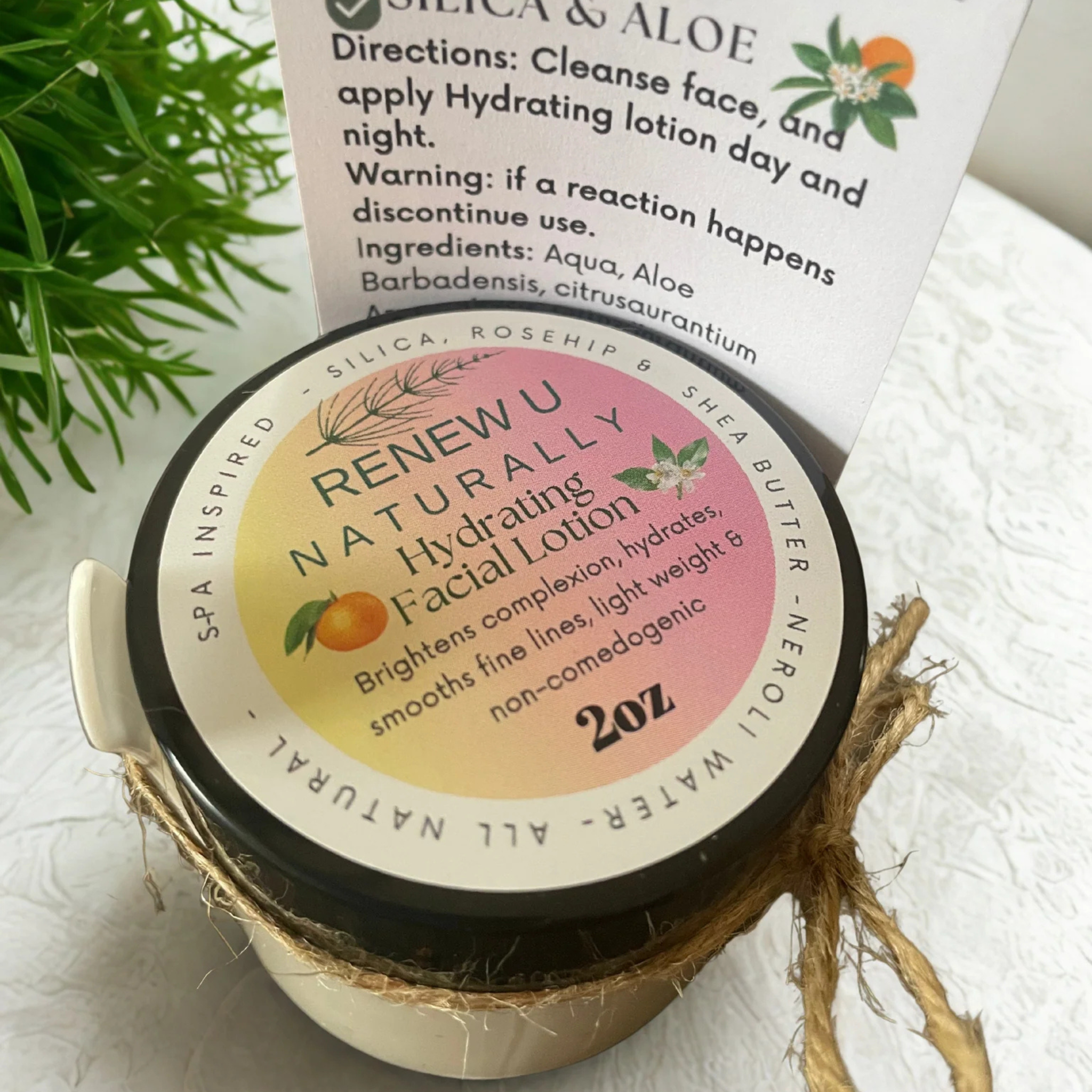 Renew U Naturally - Hydrating Facial Lotion - 60ml