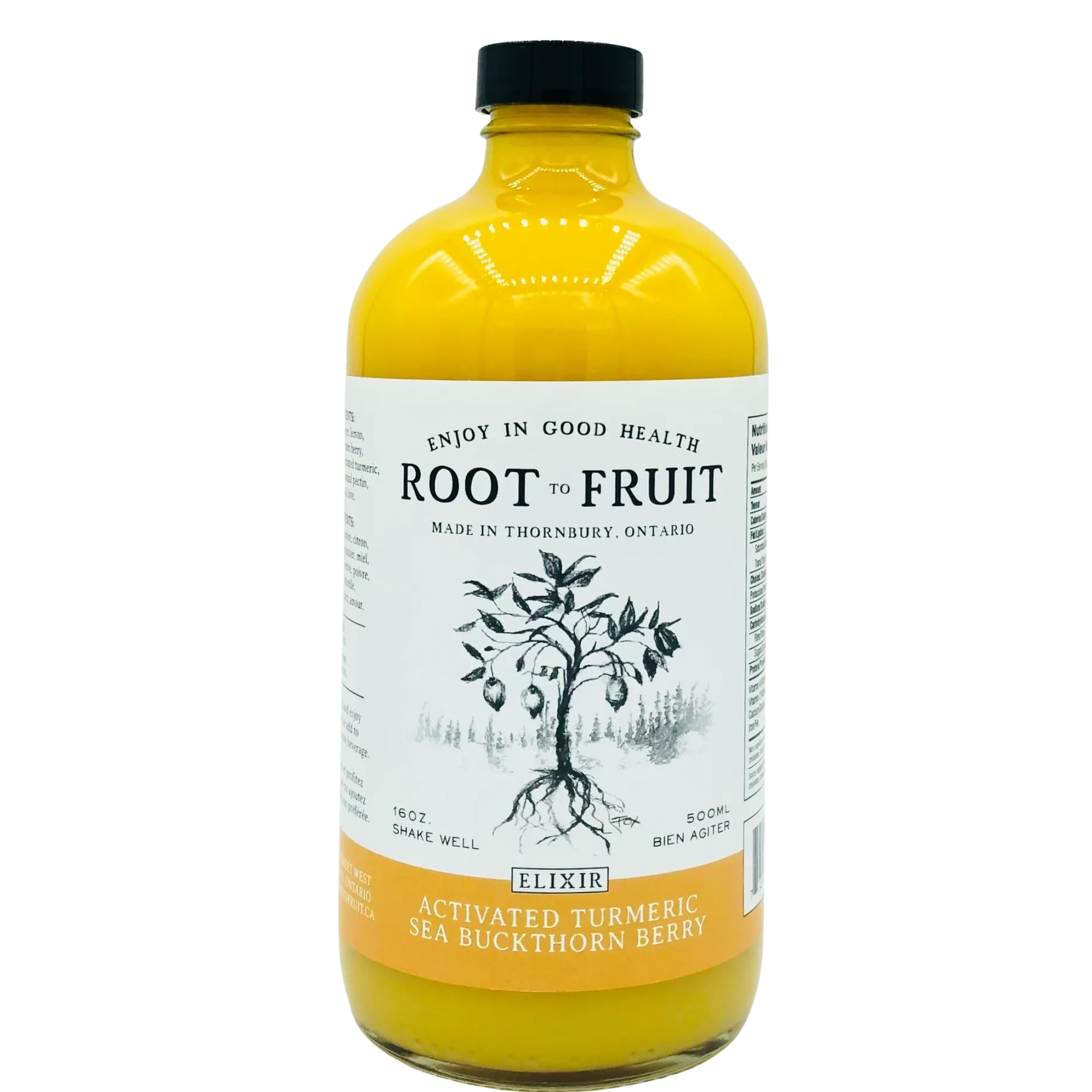 Root to Fruit - Lemon W/ Activated Turmeric - 500ml