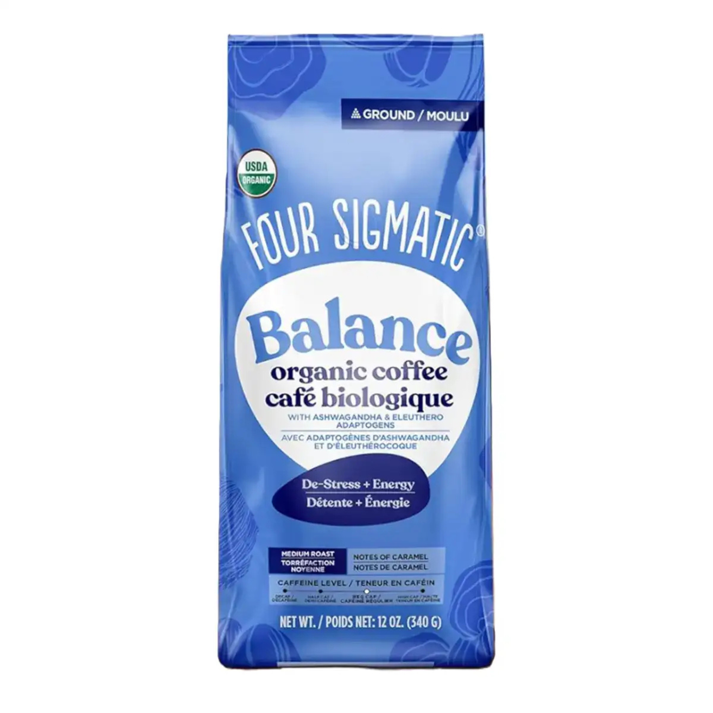 Four Sigmatic - Balance Adaptogen Ground Coffee Medium Roast (DSL)