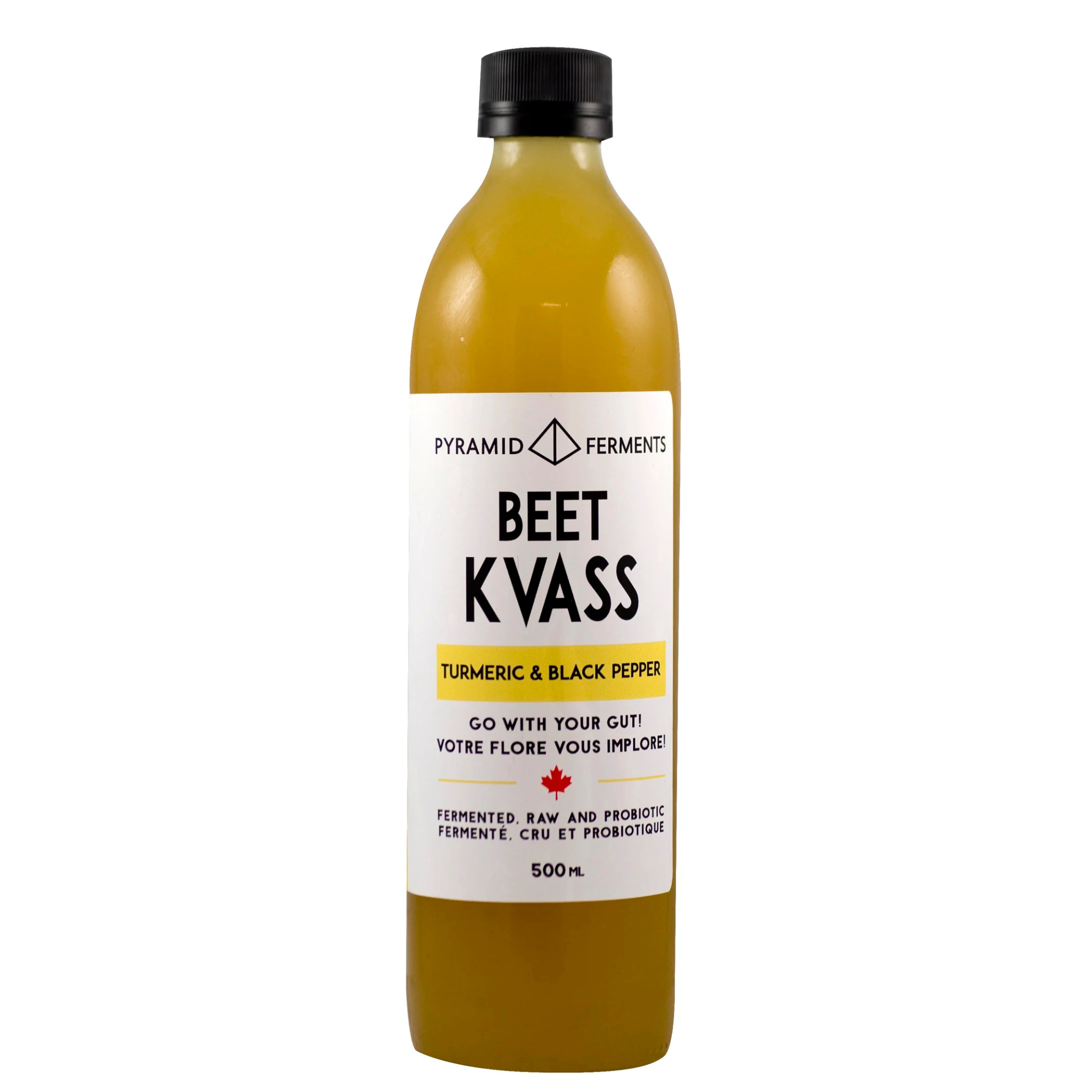 Pyramid Ferments - Beet Kvass Turmeric & Black Pepper - 500ml (IN STORE PICKUP ONLY)