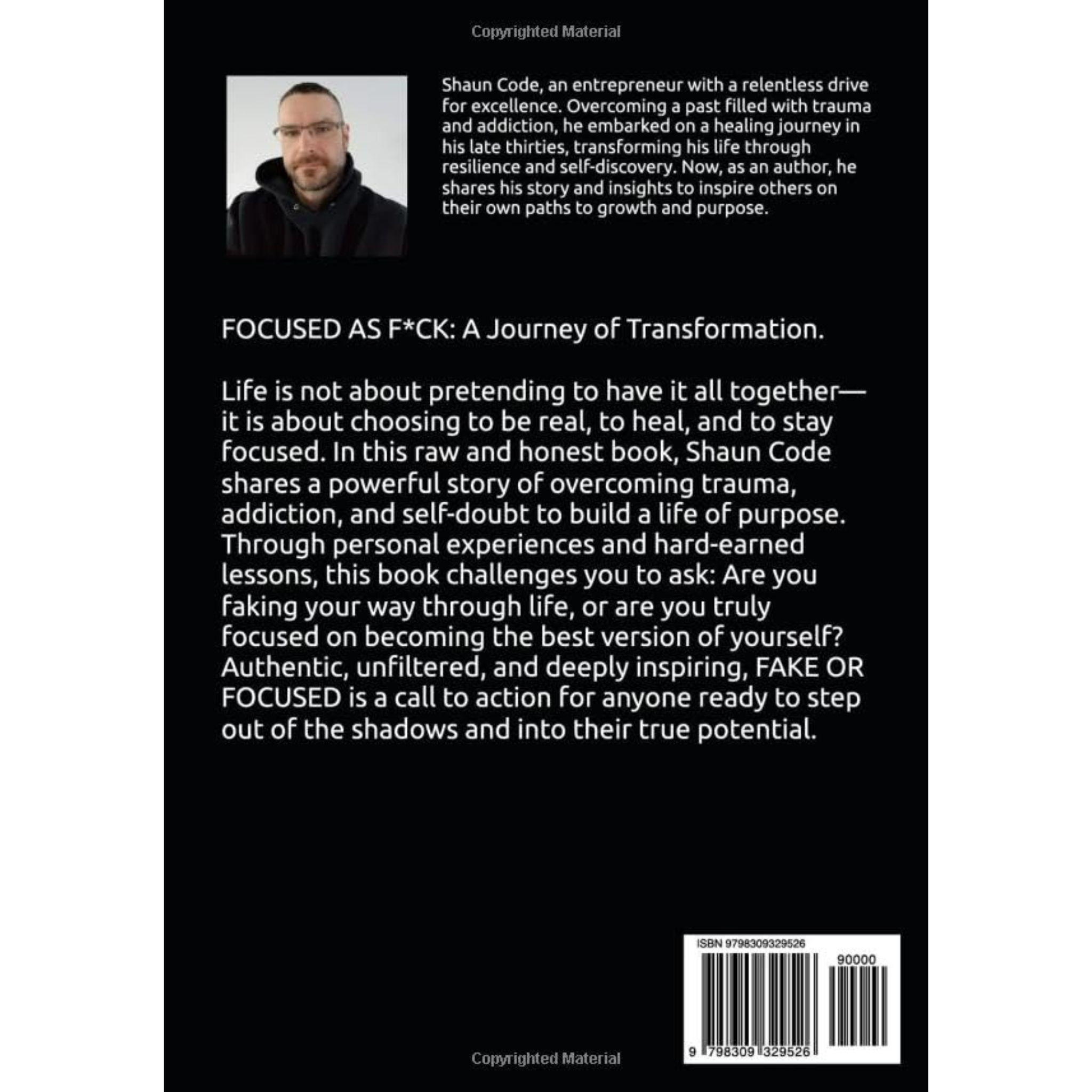 Book - Focused As F*CK - Shaun Code