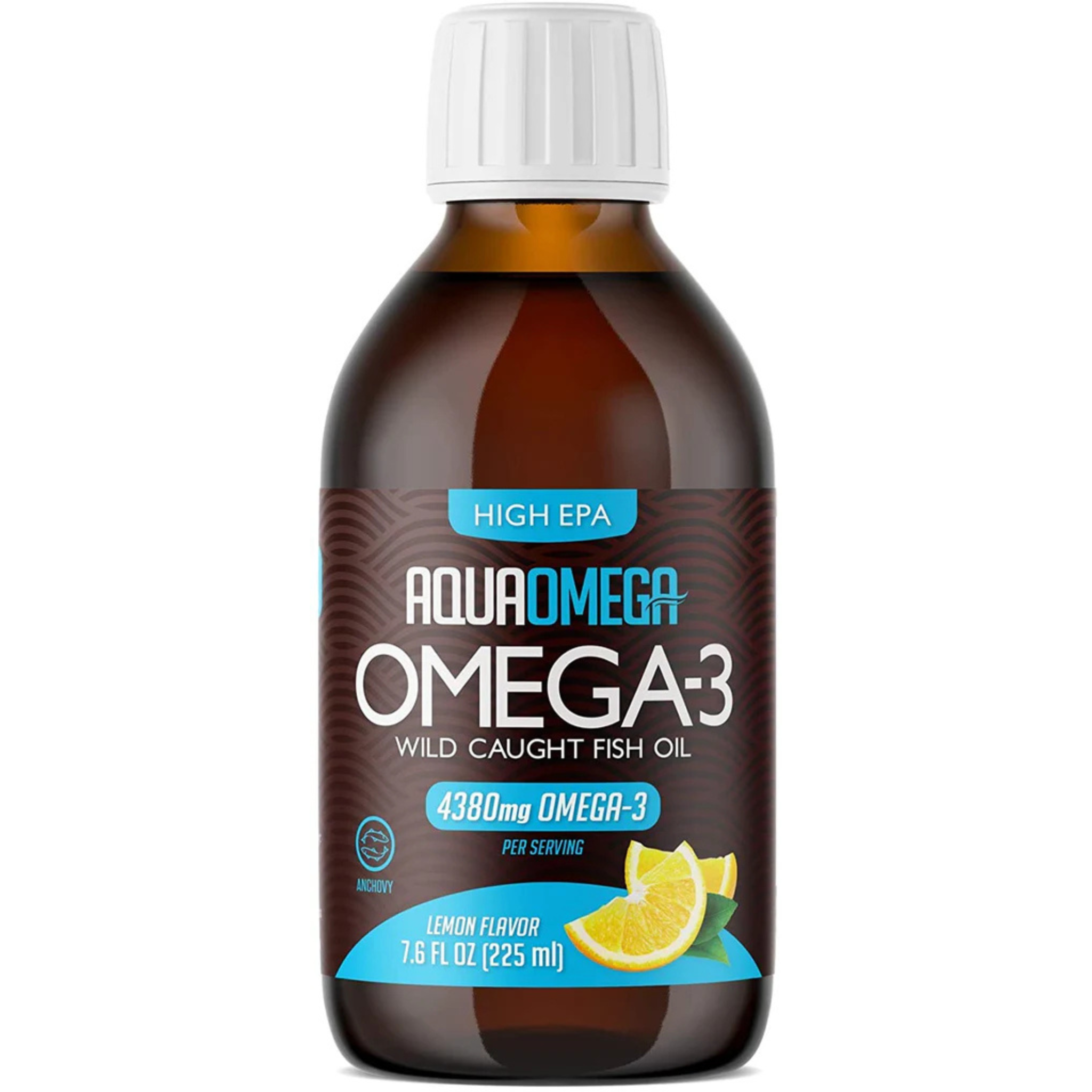 Aqua Omega - High EPA 5X Ultimate Strength Omega-3 Lemon Flavour - Liquid