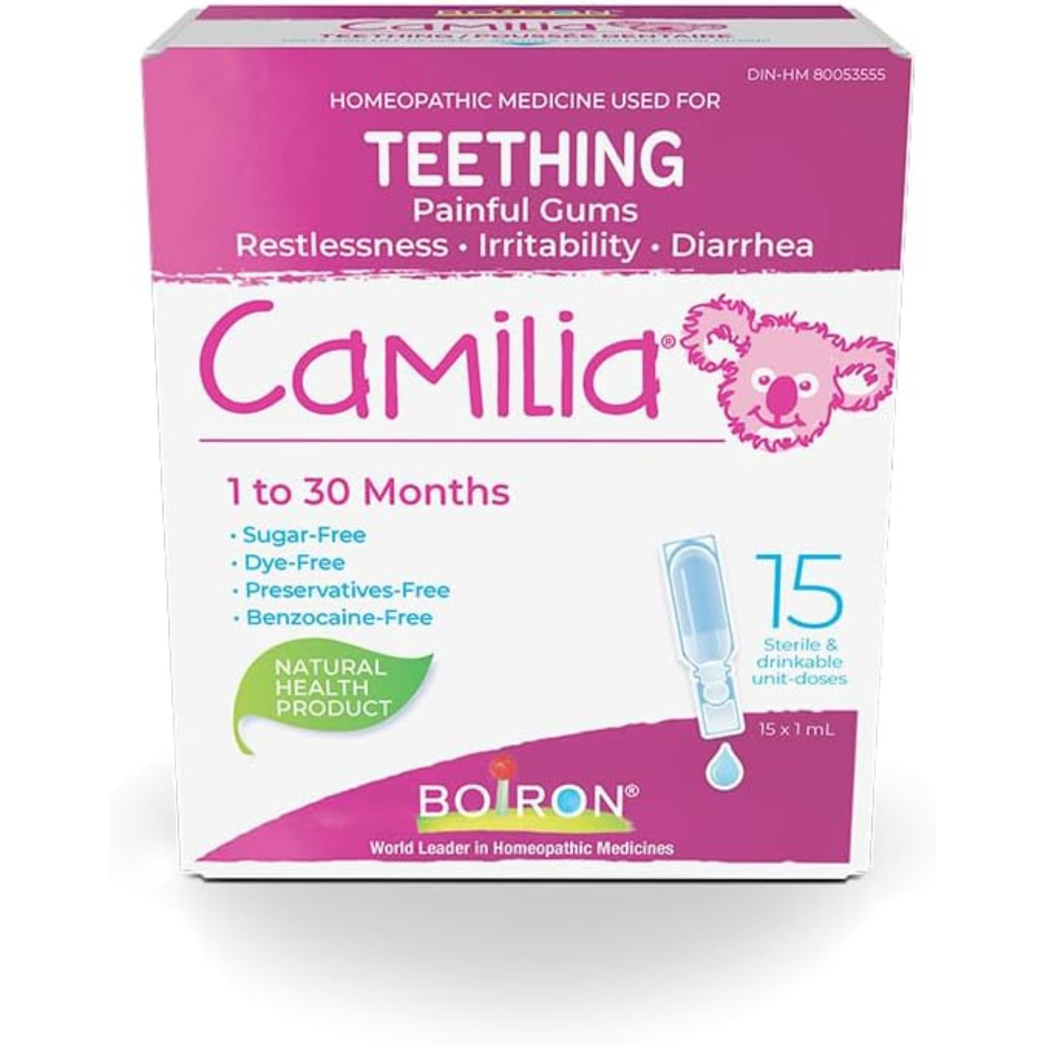 Boiron - Teething Camilia 1 to 30 Months