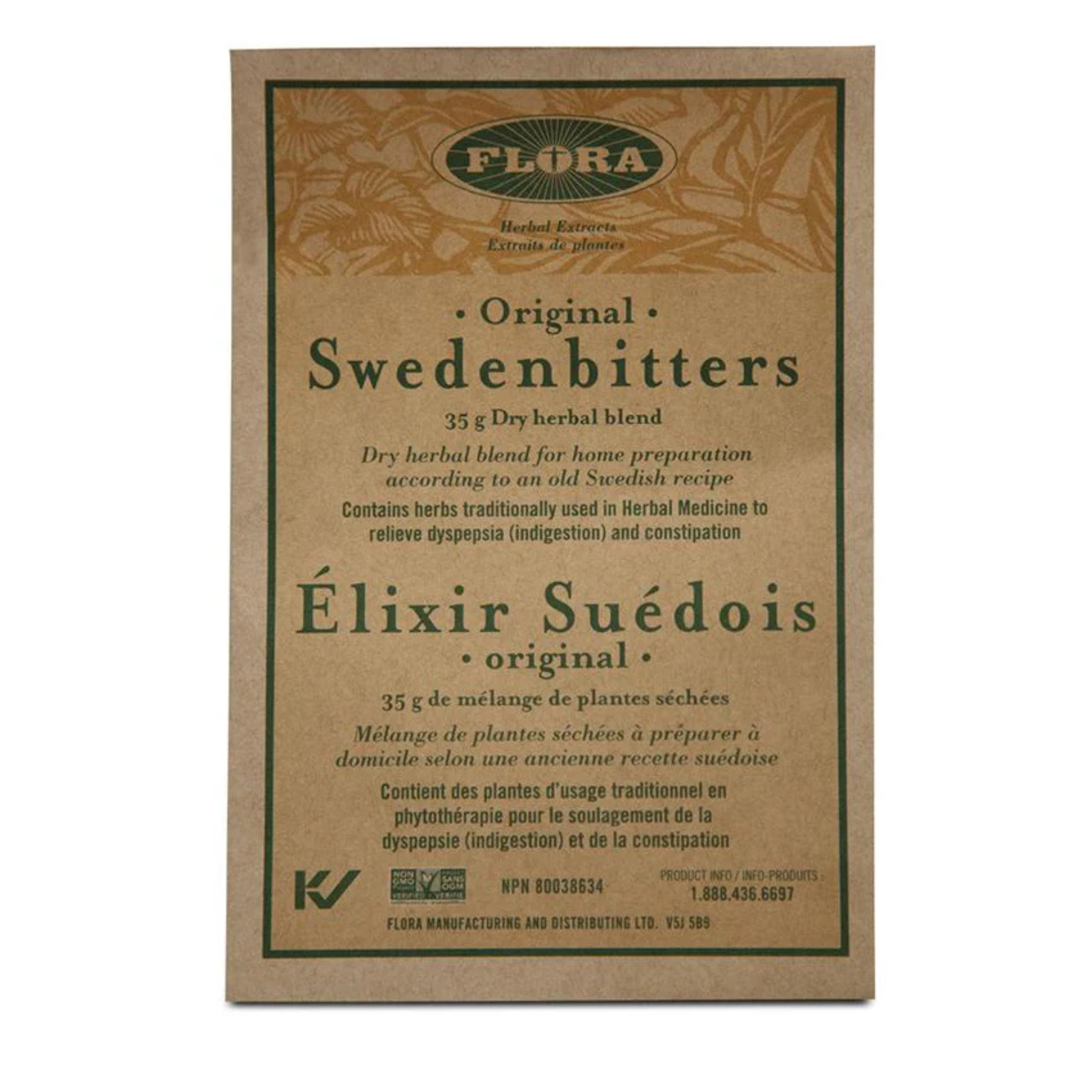 Flora - Original Swedenbitters Dry Herbal Blend - 35g (DSL)