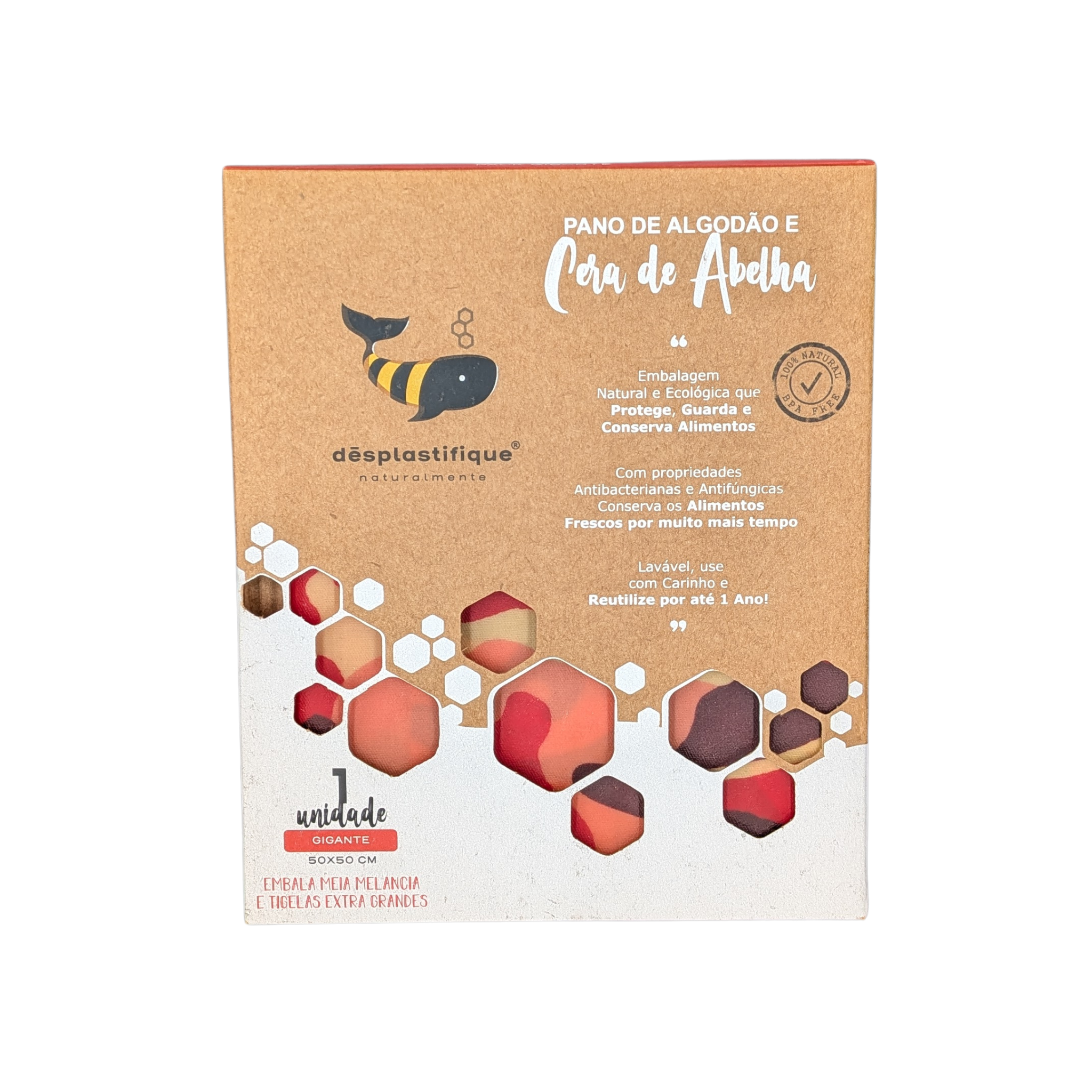 desplastifique - Giant Bees Wax Wrap - Large