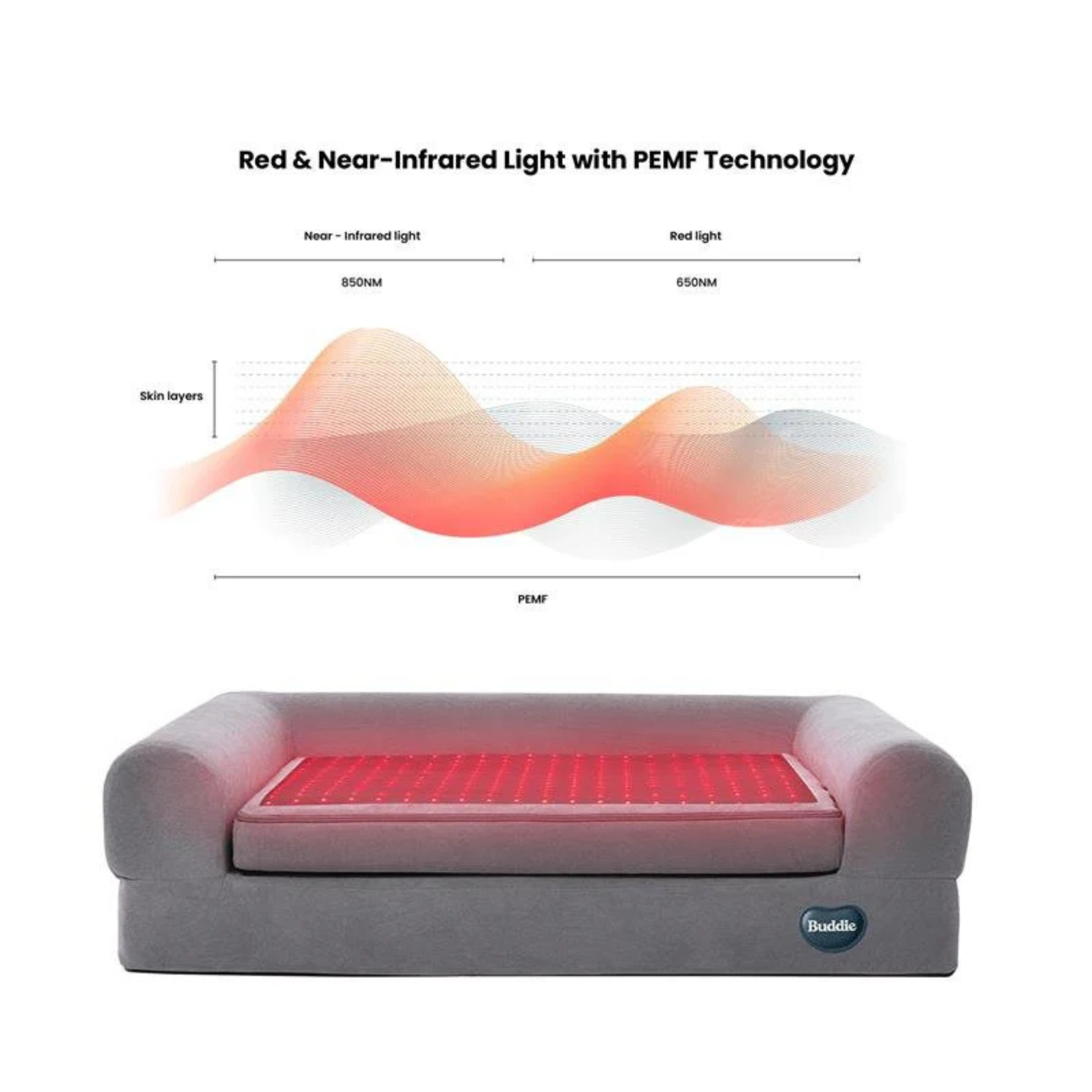 Kala Red Light - Pet Therapy Bed