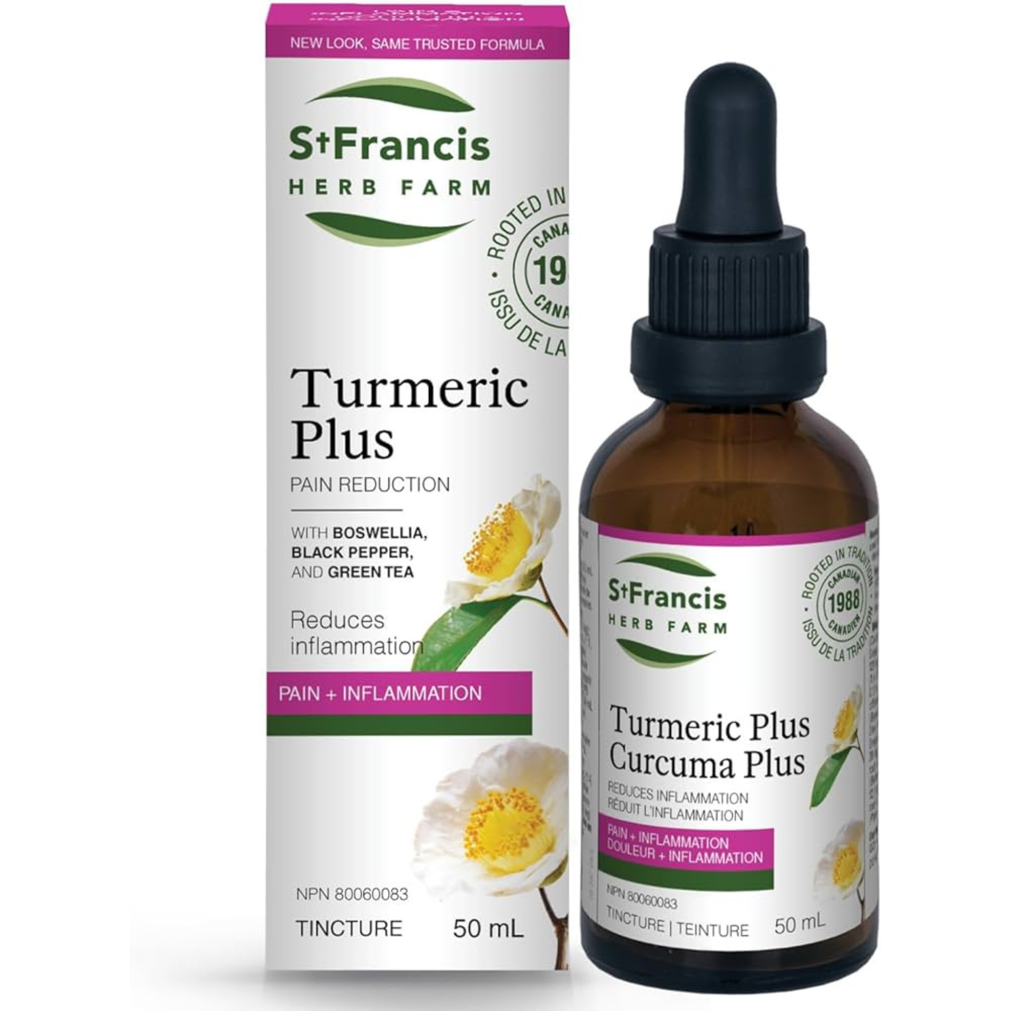 St Francis Herbs - Turmeric Plus Tincture - 50mL