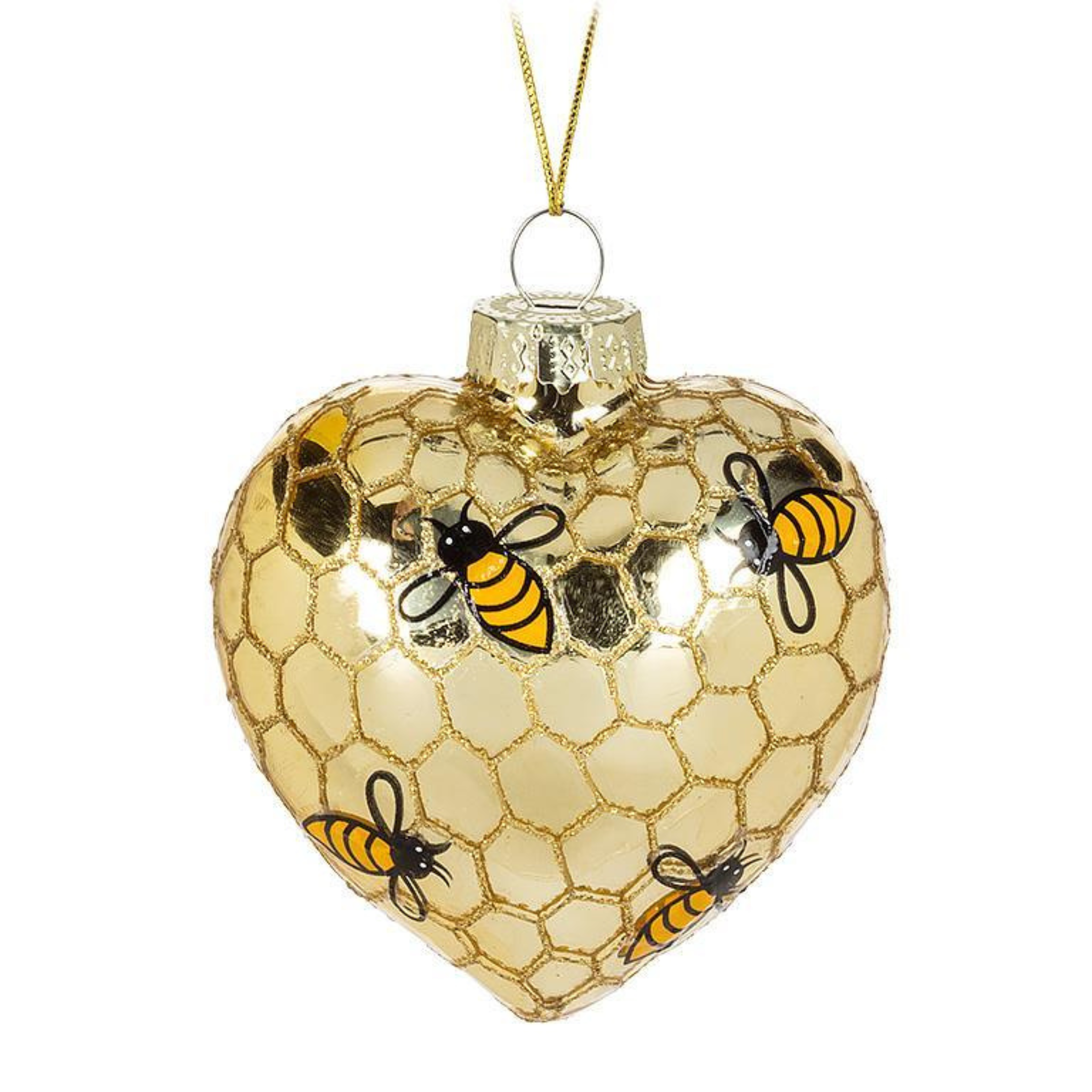 Abbott - Ornament Puffy Heart Bee