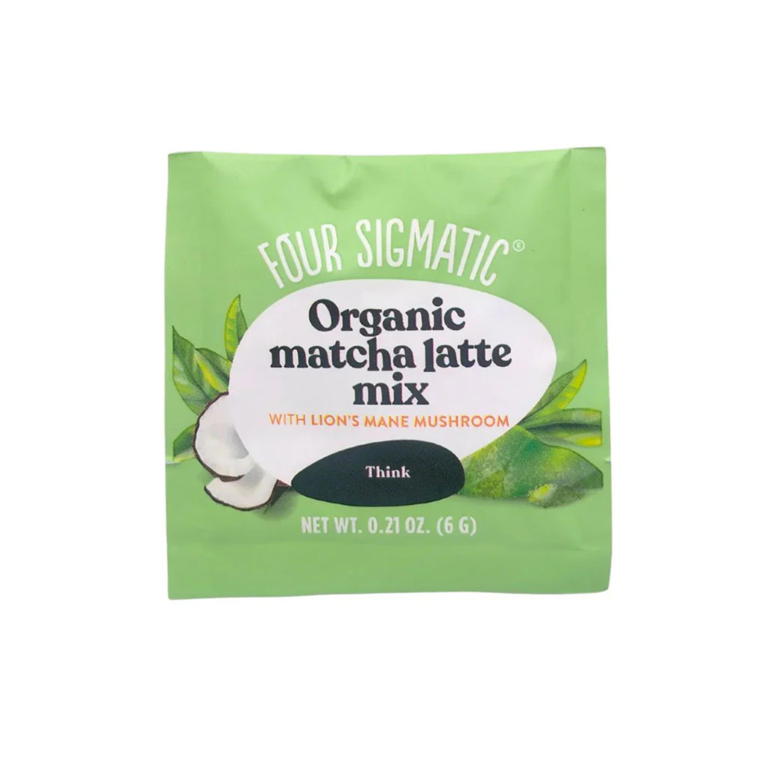 Four Sigmatic - Think Matcha Latte Packets Mental Focus + Energy (DSL BB 10/2025)