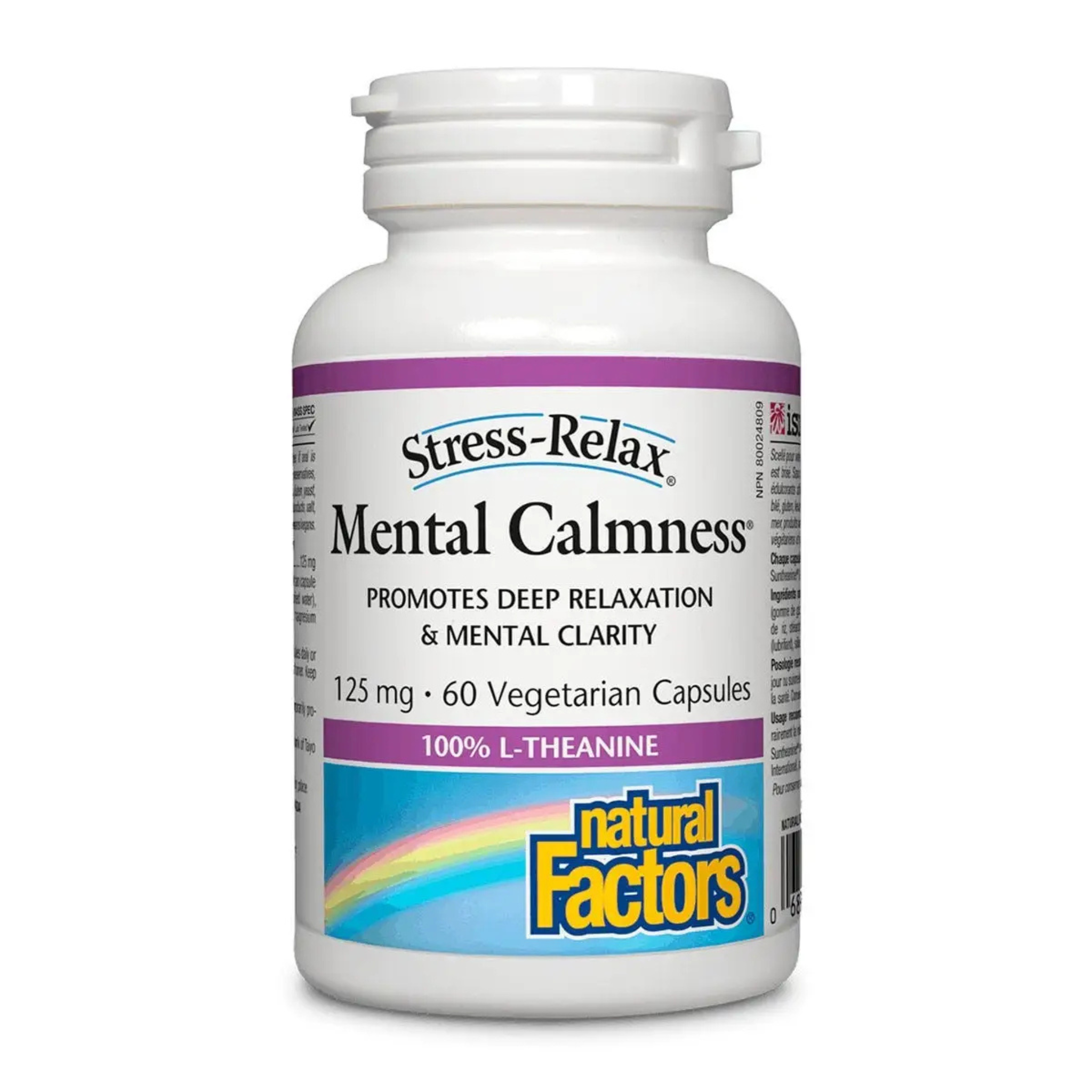 Natural Factors - Mental Calmness - 125mg 60 Veg Capsules