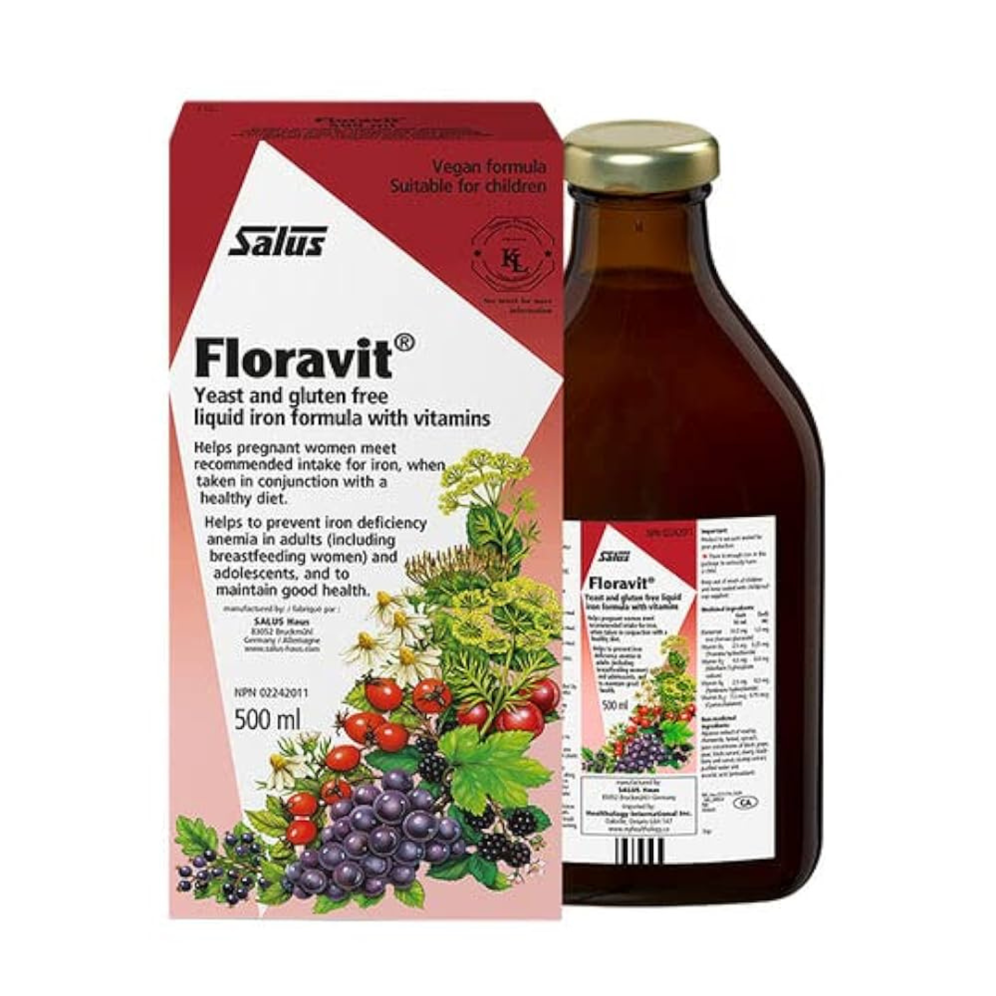 Salus - Floravit Liquid Iron Gluten Free