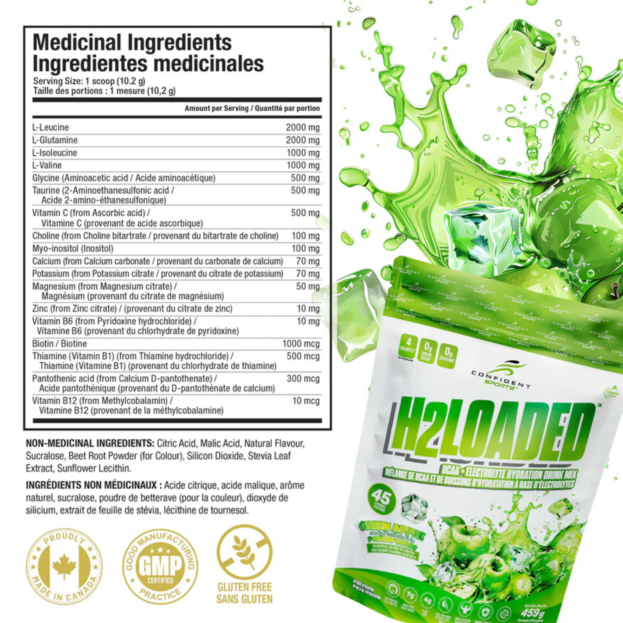 Confident Sports - H2 Loaded - 450g