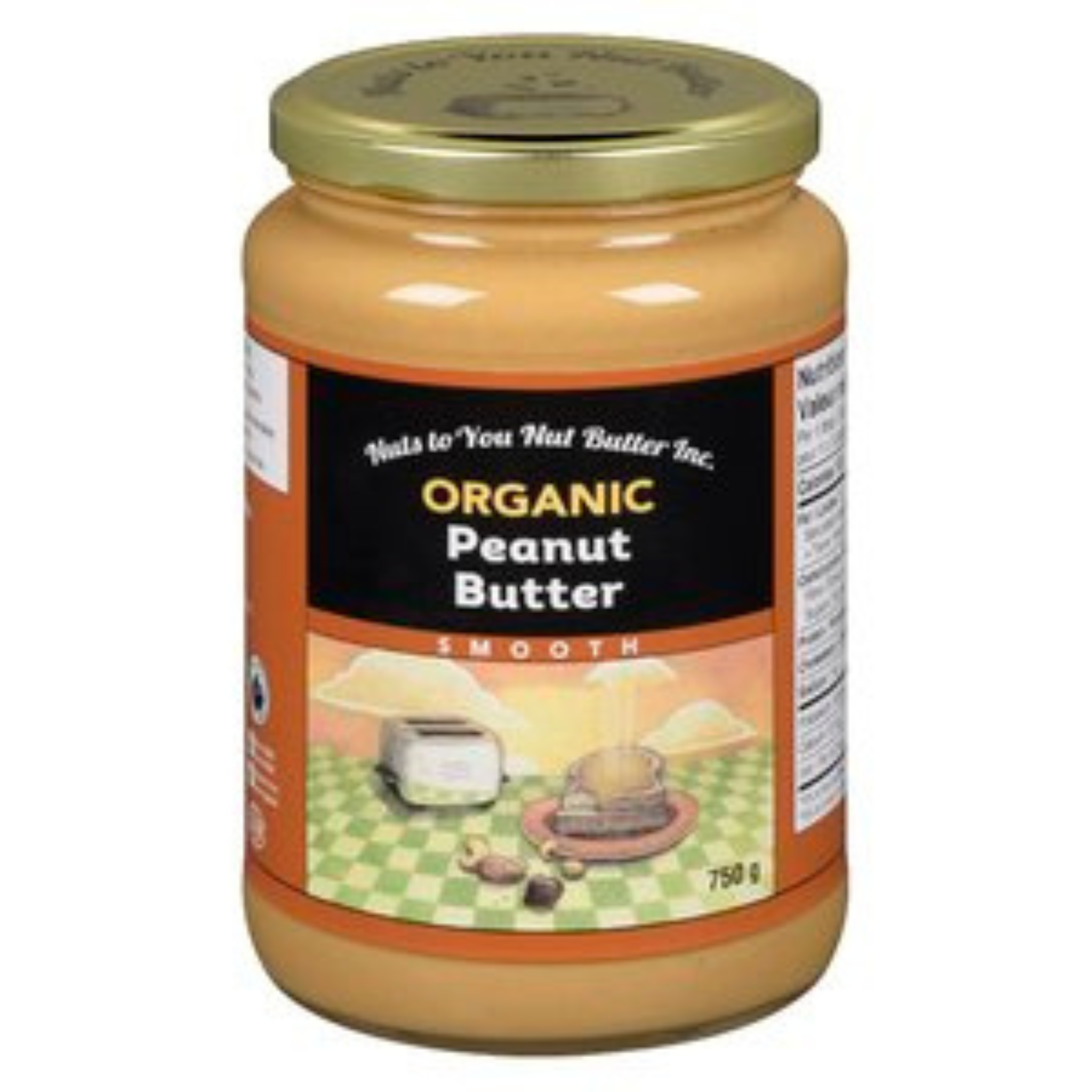 Nuts To You Butter - Organic Peanut Butter Smooth