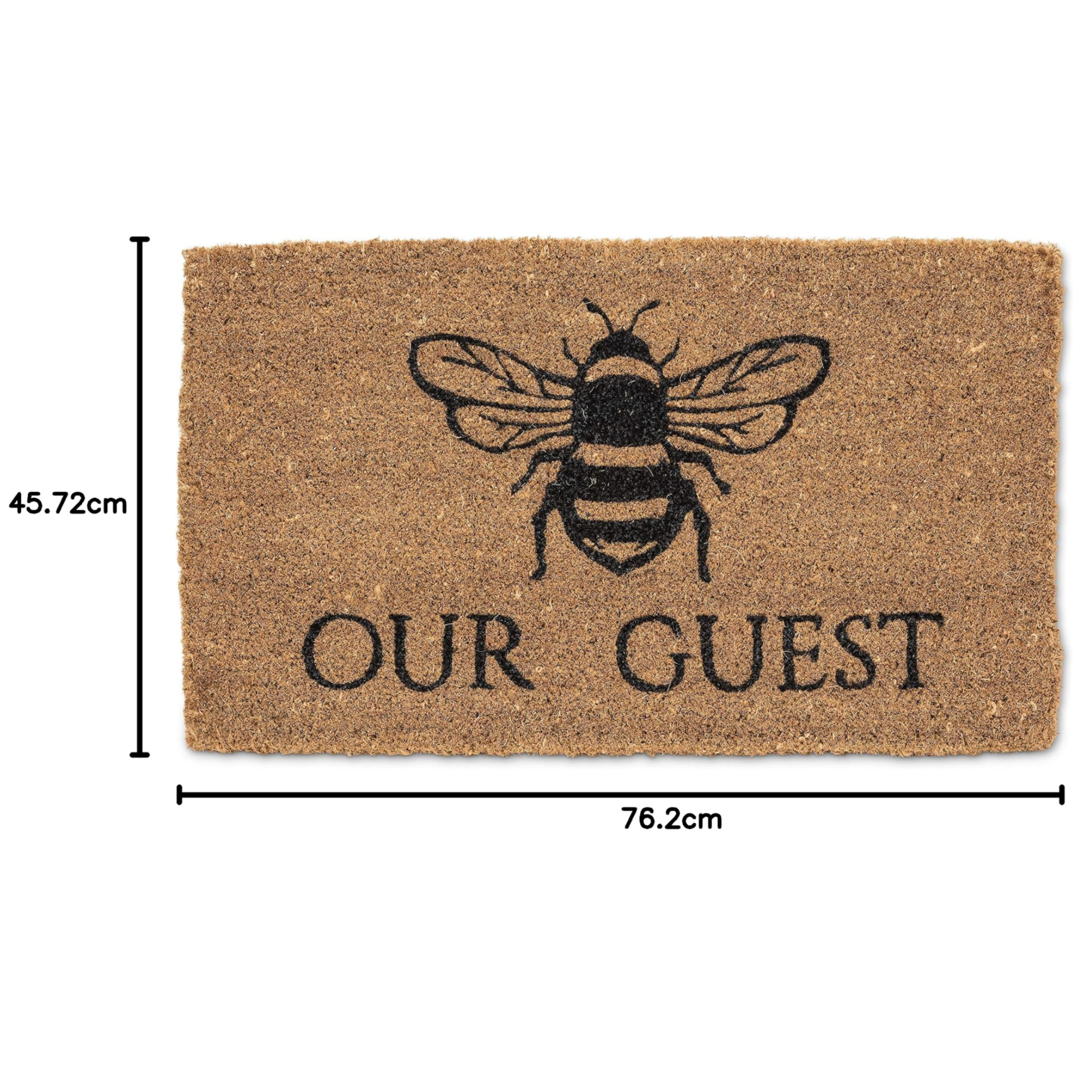 Abbott - Doormat Bee Our Guest Black
