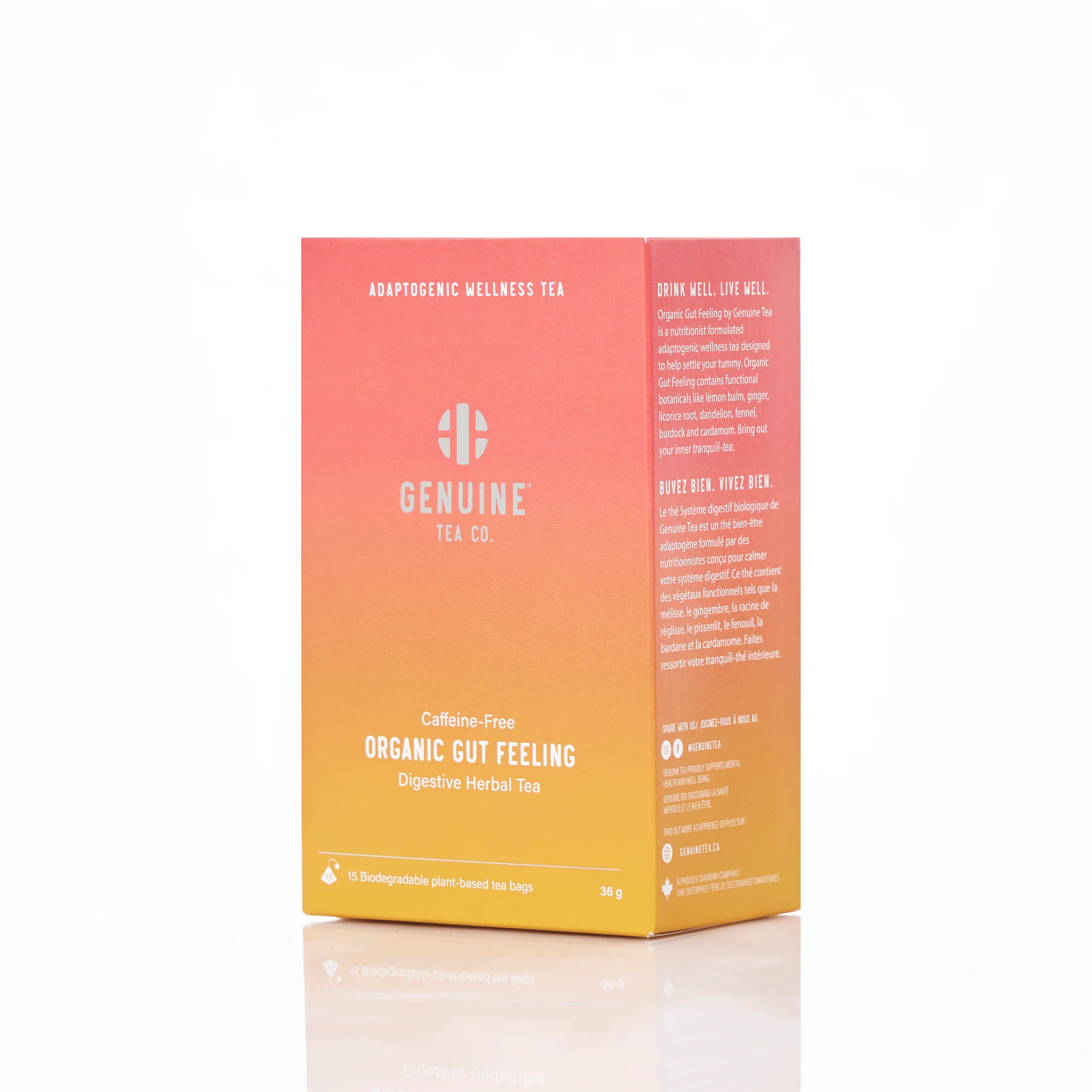 Genuine Tea - Organic Gut Feeling - 15 Tea Bags