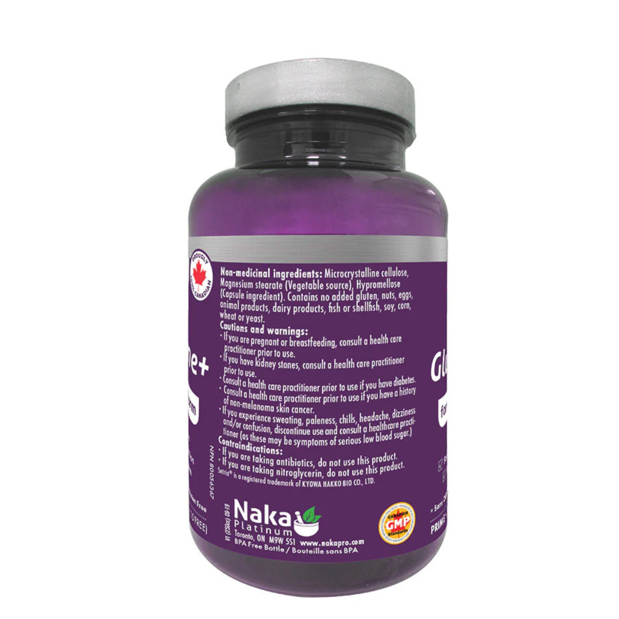 Naka - Glutathione + - 75 Veg Capsules