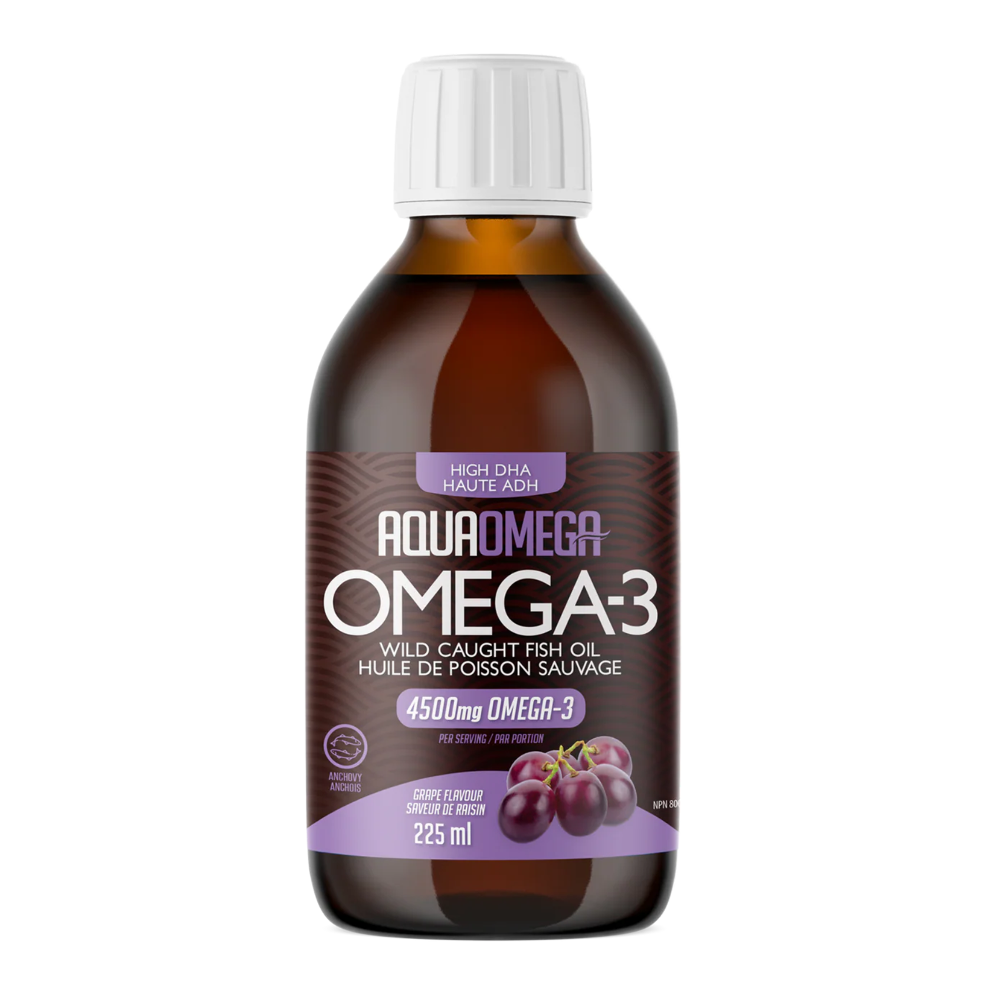 Aqua Omega - High DHA Omega-3 Grape - 4500mg Liquid