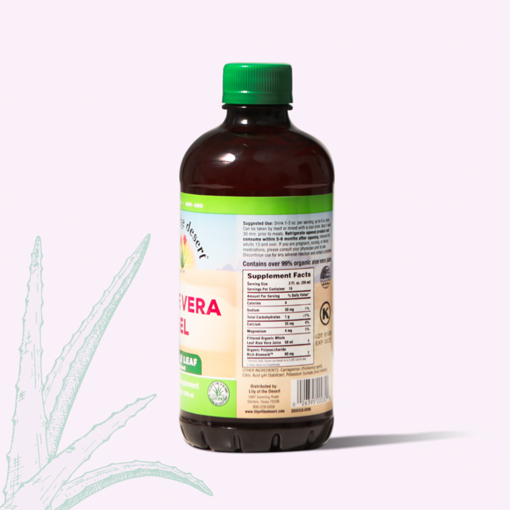 Lily Of The Desert - Aloe Vera Gel Whole Leaf - 946ml
