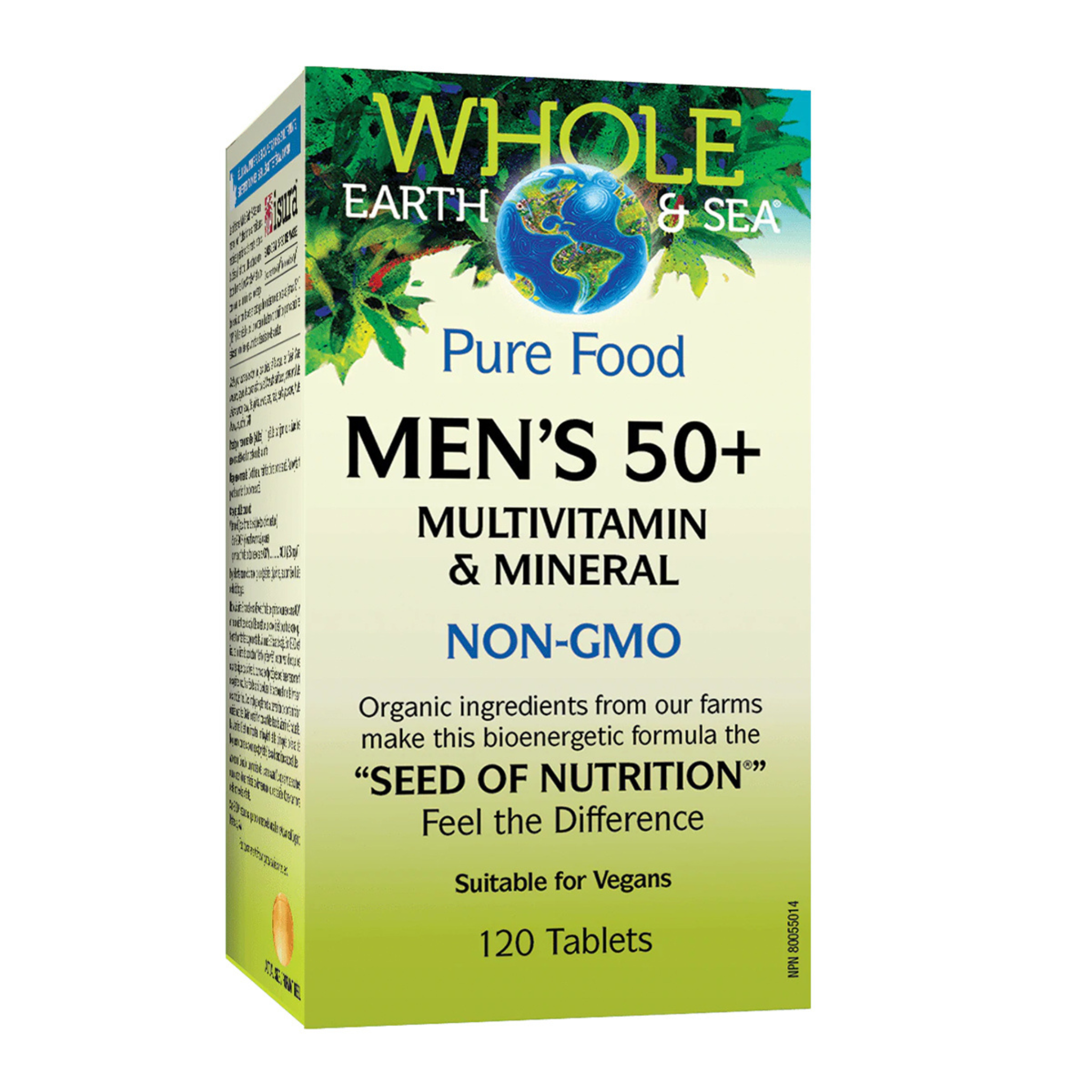 Whole Earth & Sea - Men's 50+ Multivitamin & Mineral - Tablets