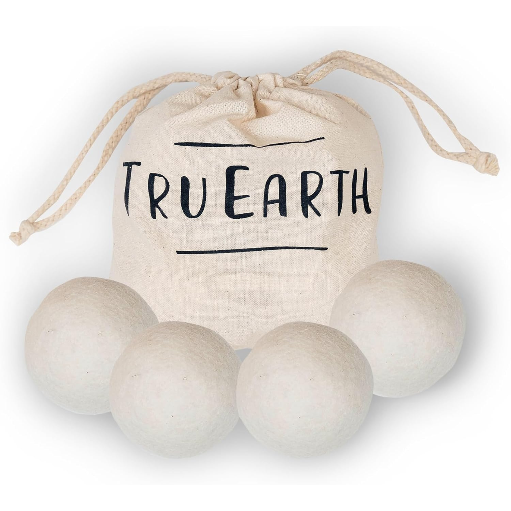 Tru Earth - Reusable Wool Dryer Balls - 4 Pack