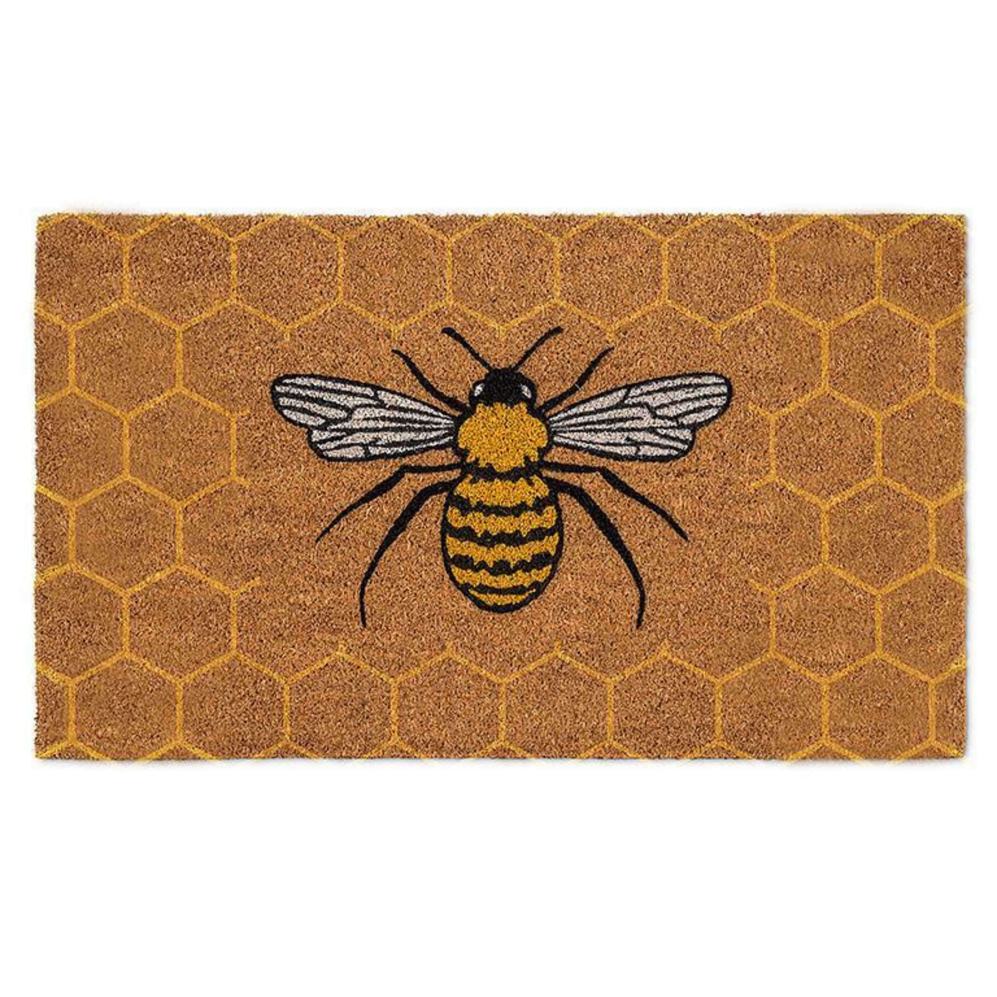 Abbott - Doormat Bee & Honeycomb Fiber