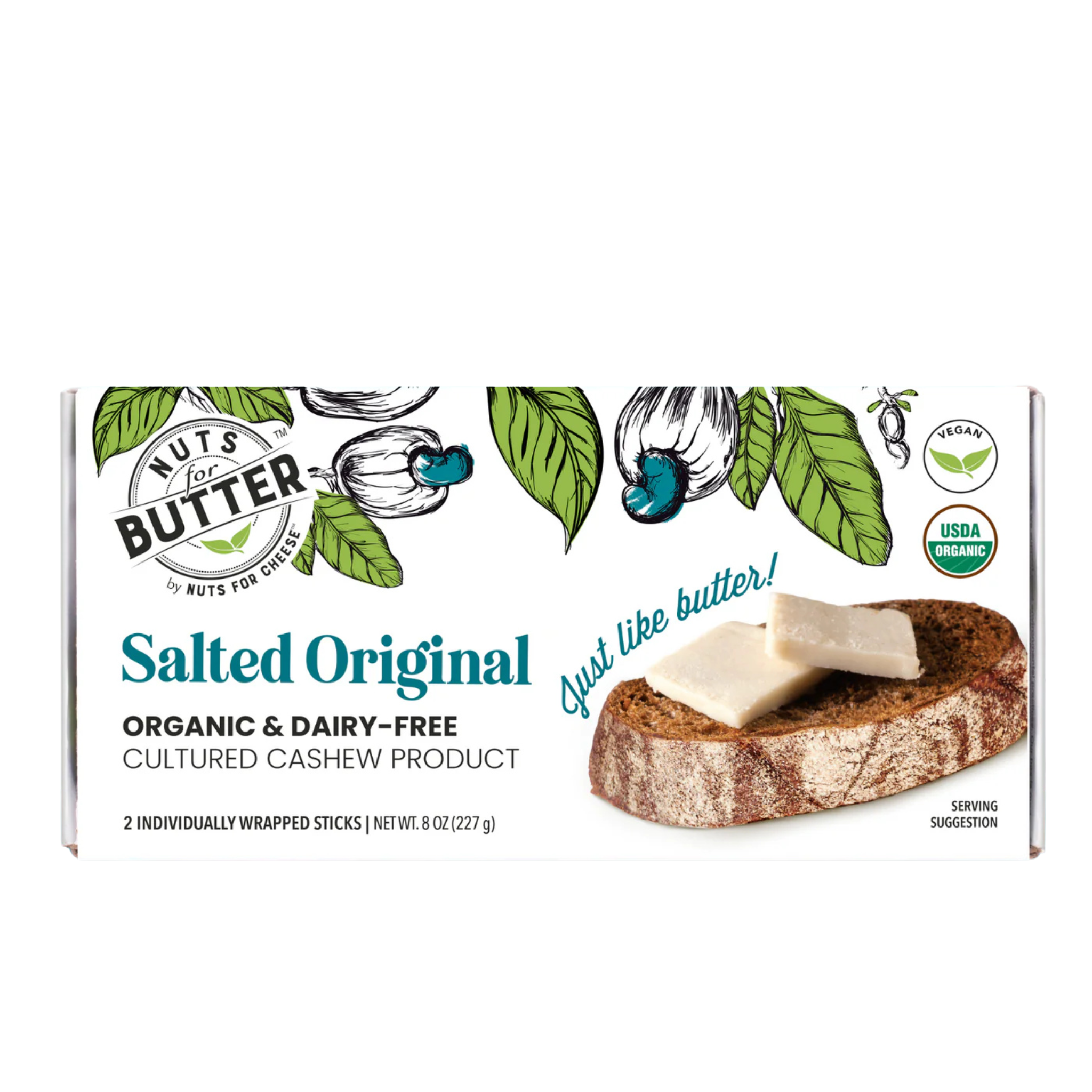 Nuts For Butter - Salted Original Vegan Butter - 227g (DSL BB Jul 2025) (IN STORE PICKUP ONLY)