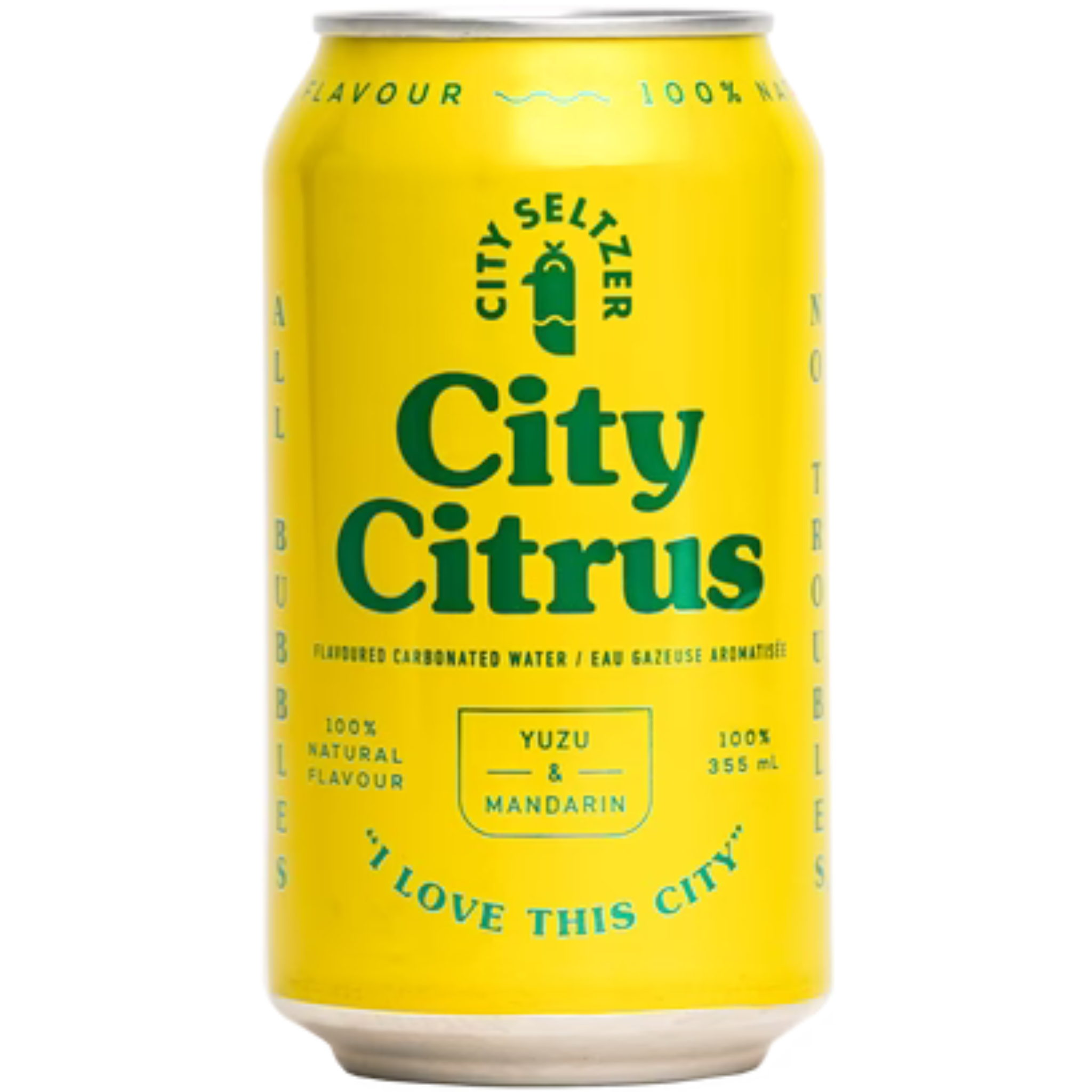 City Seltzer - Flavoured Carbonated Water - 355ml