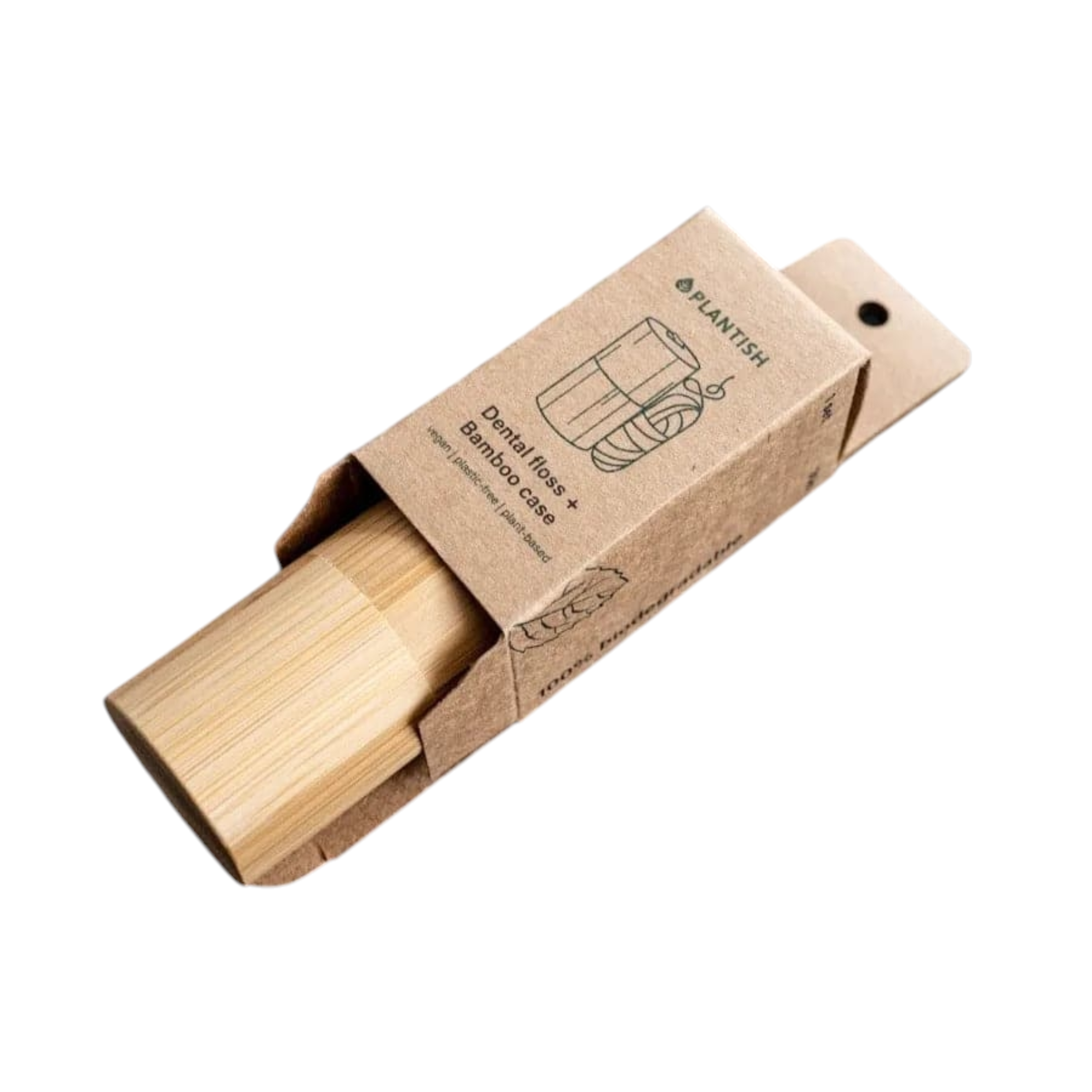 Plantish - Corn Starch Dental Floss Refillable - 30m