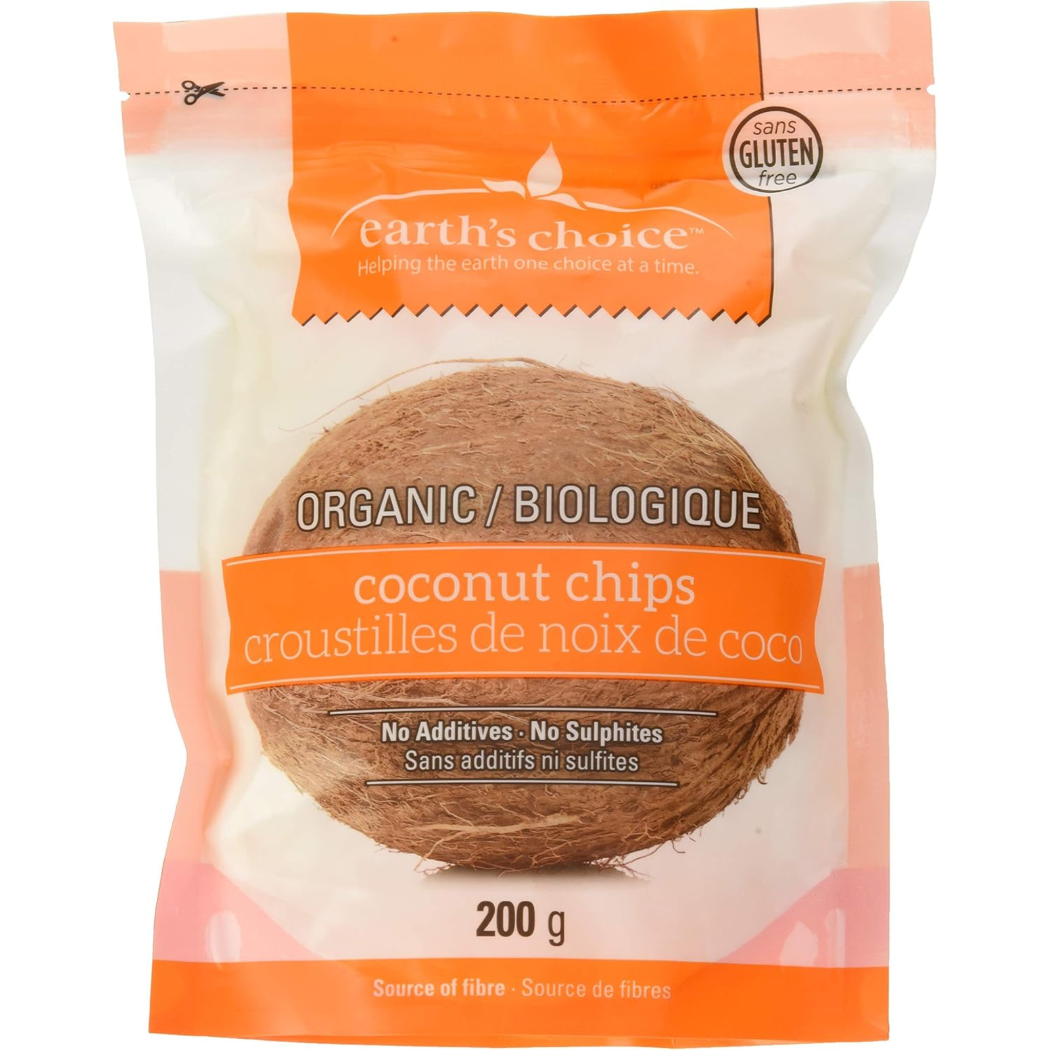 Earth's Choice - Organic Coconut Chips - 200g
