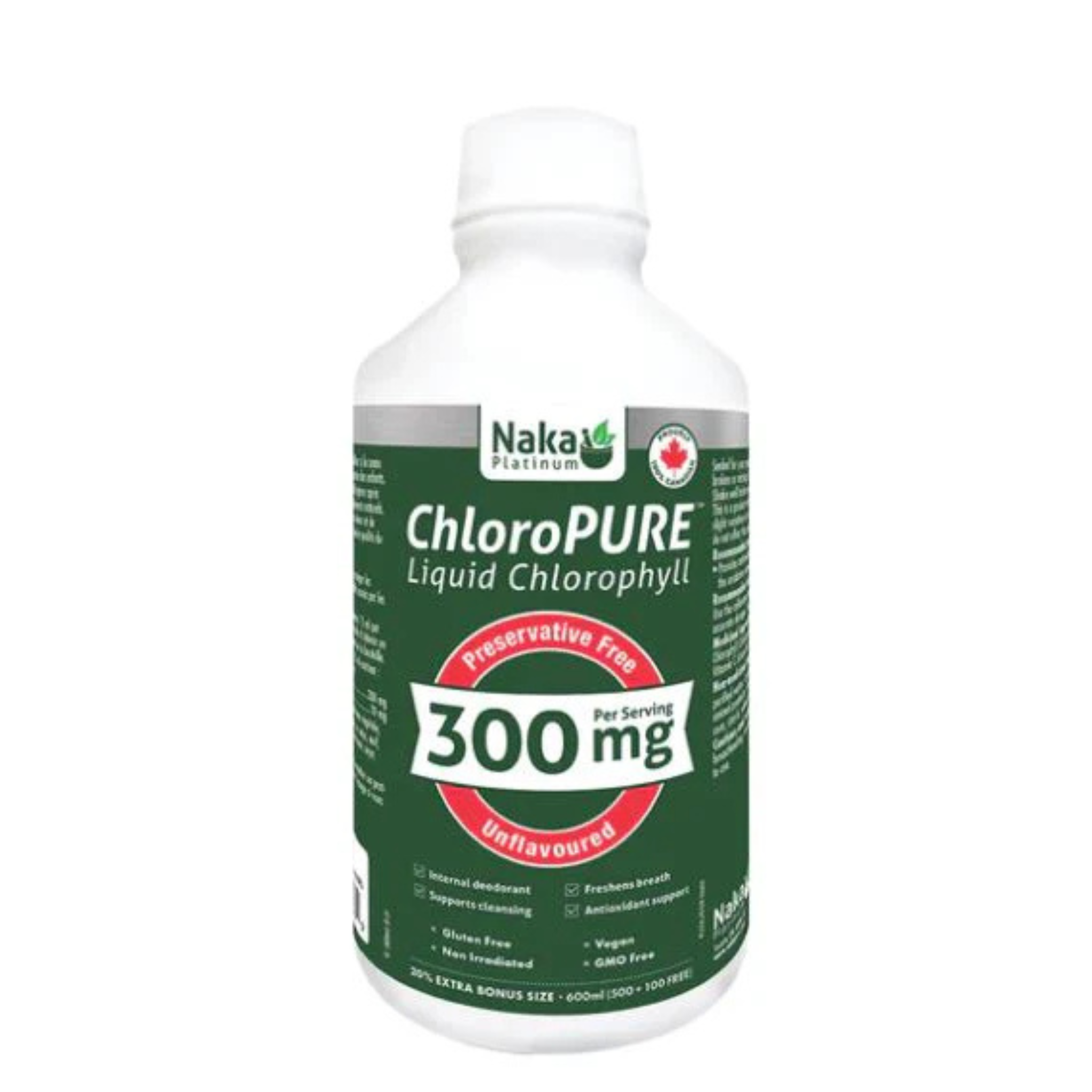 Naka - Chloropure Liquid Chlorophyll - 300mg 600ml